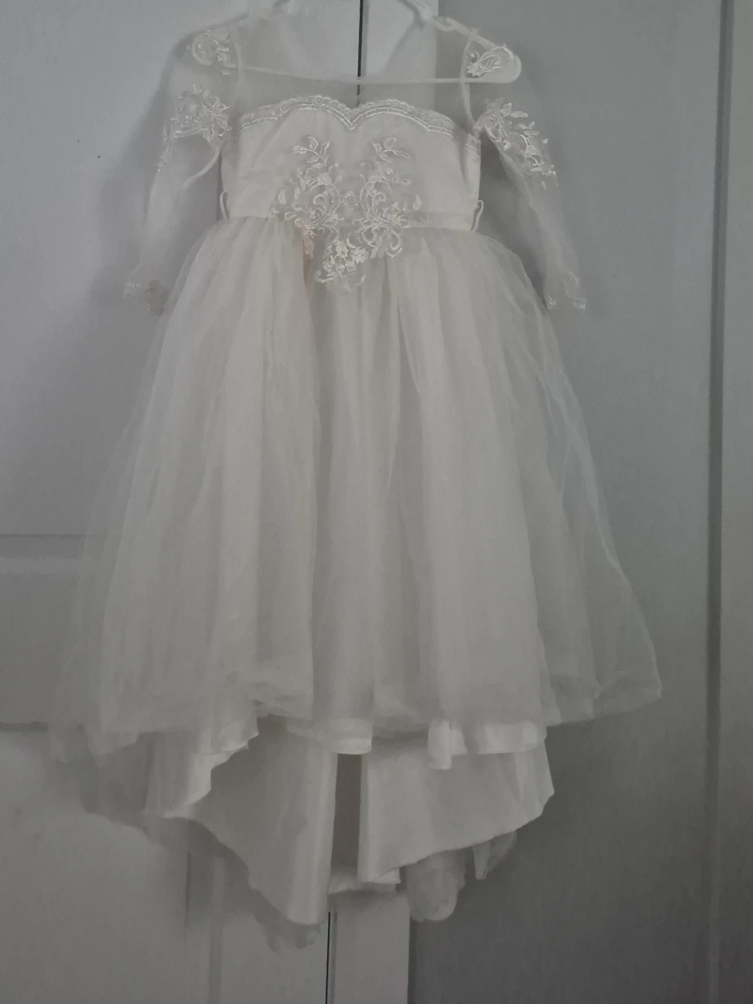 White Flower Girl Dress