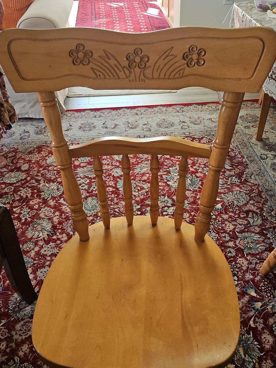 Two Wooden Dining Chair
