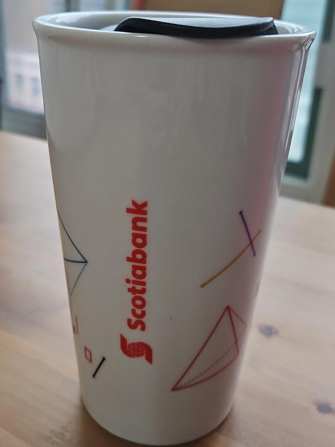 Scotiabank Ceramic Travel Mug with Lid
