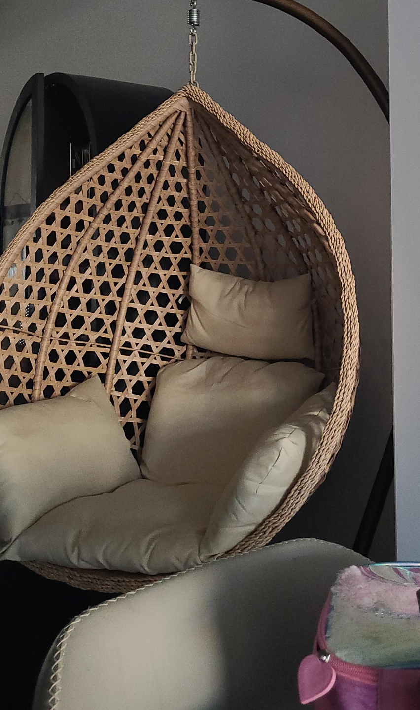 Hanging Egg Chair with Cushions thumbnail
