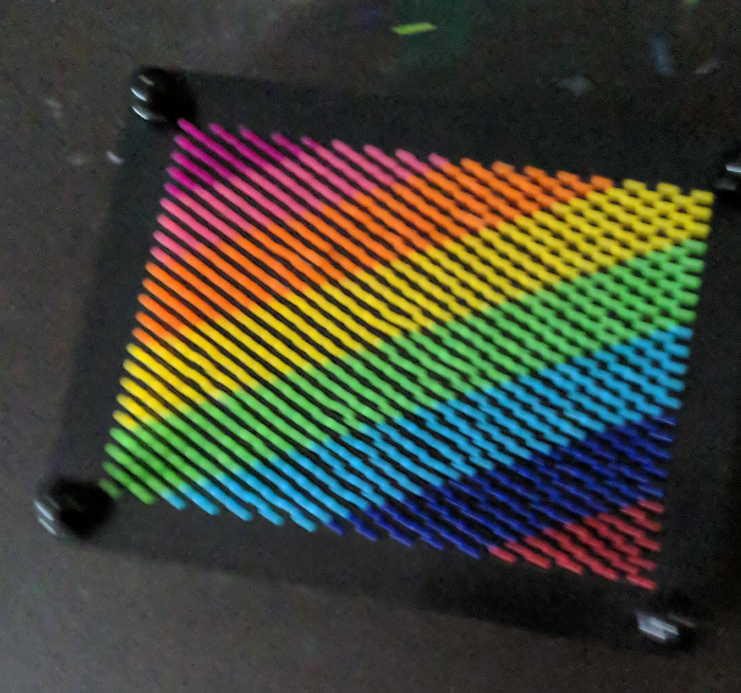Rainbow Colour Push Pin Art Toy💚 thumbnail