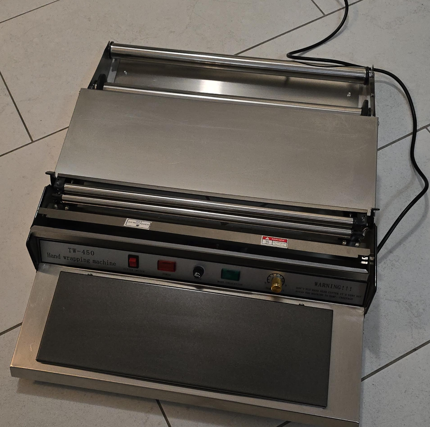TW-450 Food Hand Wrapper - Commercial Food Wrapping Machine thumbnail