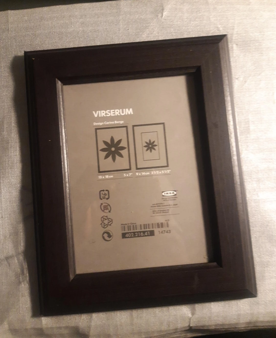 IKEA VIRSERUM Picture Frame - Dark Brown thumbnail