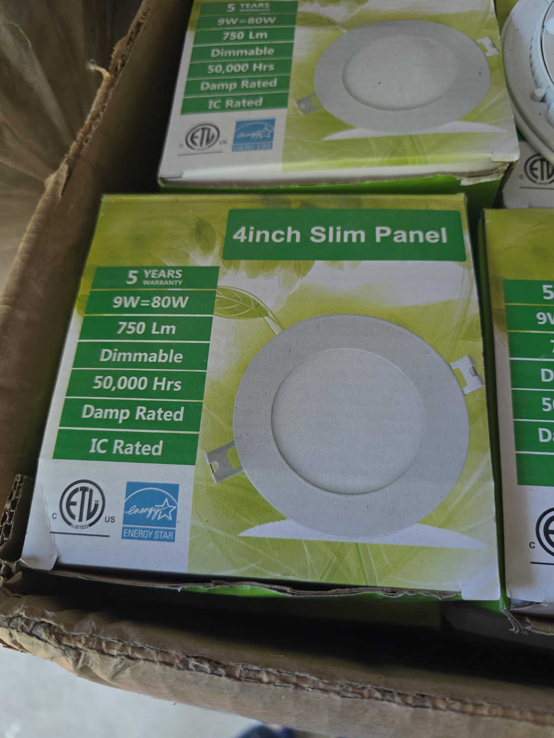 Bulk Lot of 4 Inch LED Slim Panel Lights thumbnail