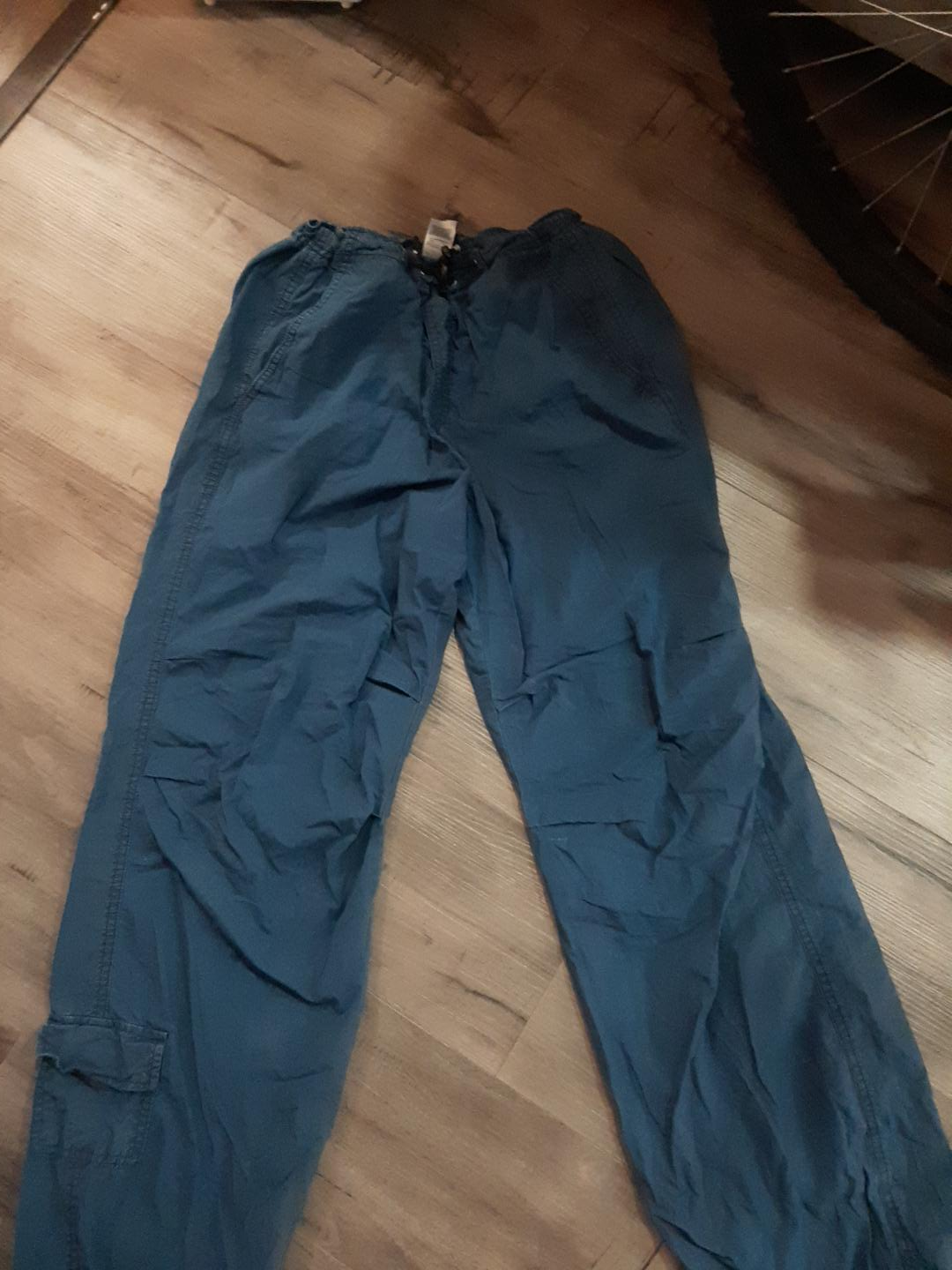 Women's Teal Lightweight Cargo Pants thumbnail