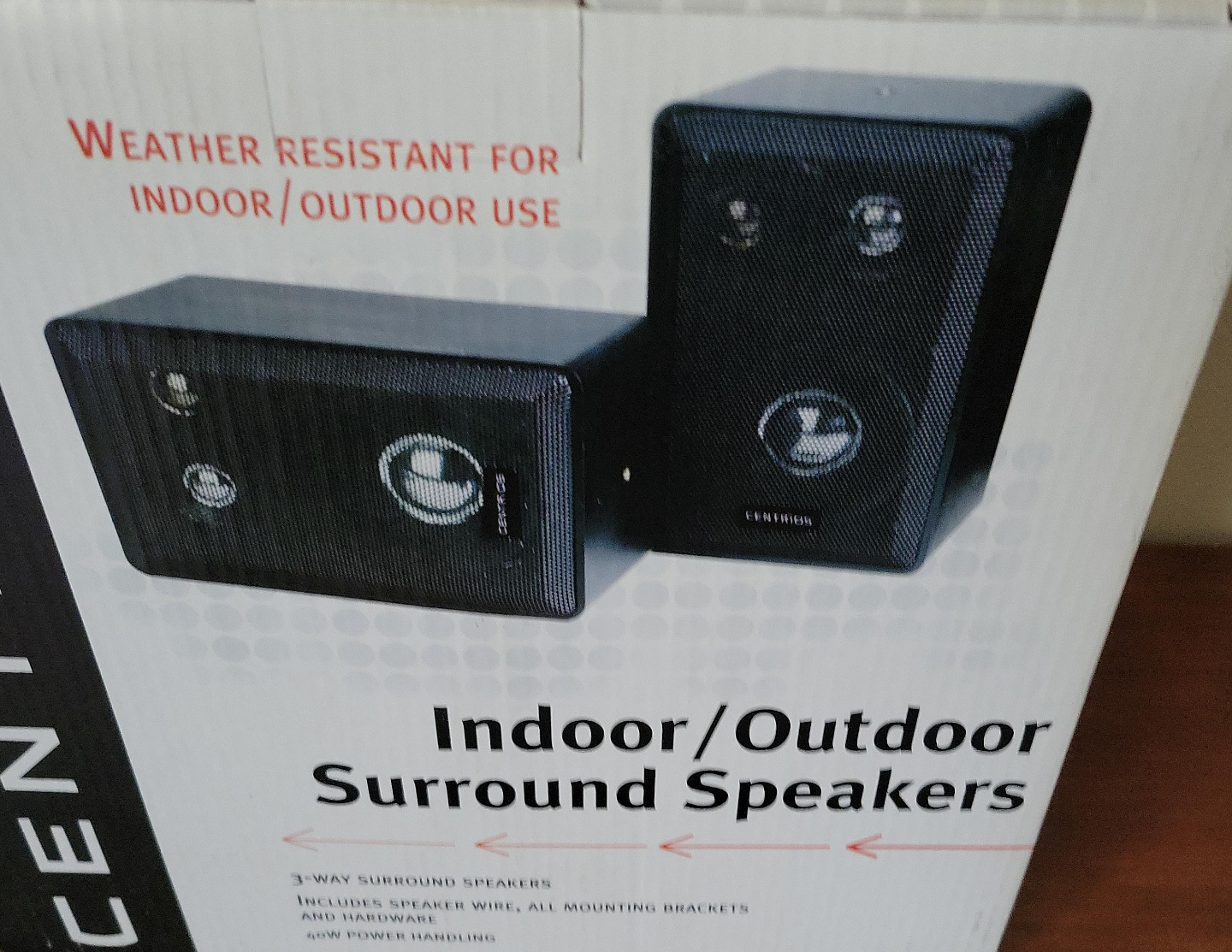Centrio Indoor/Outdoor Surround Sound Speakers thumbnail