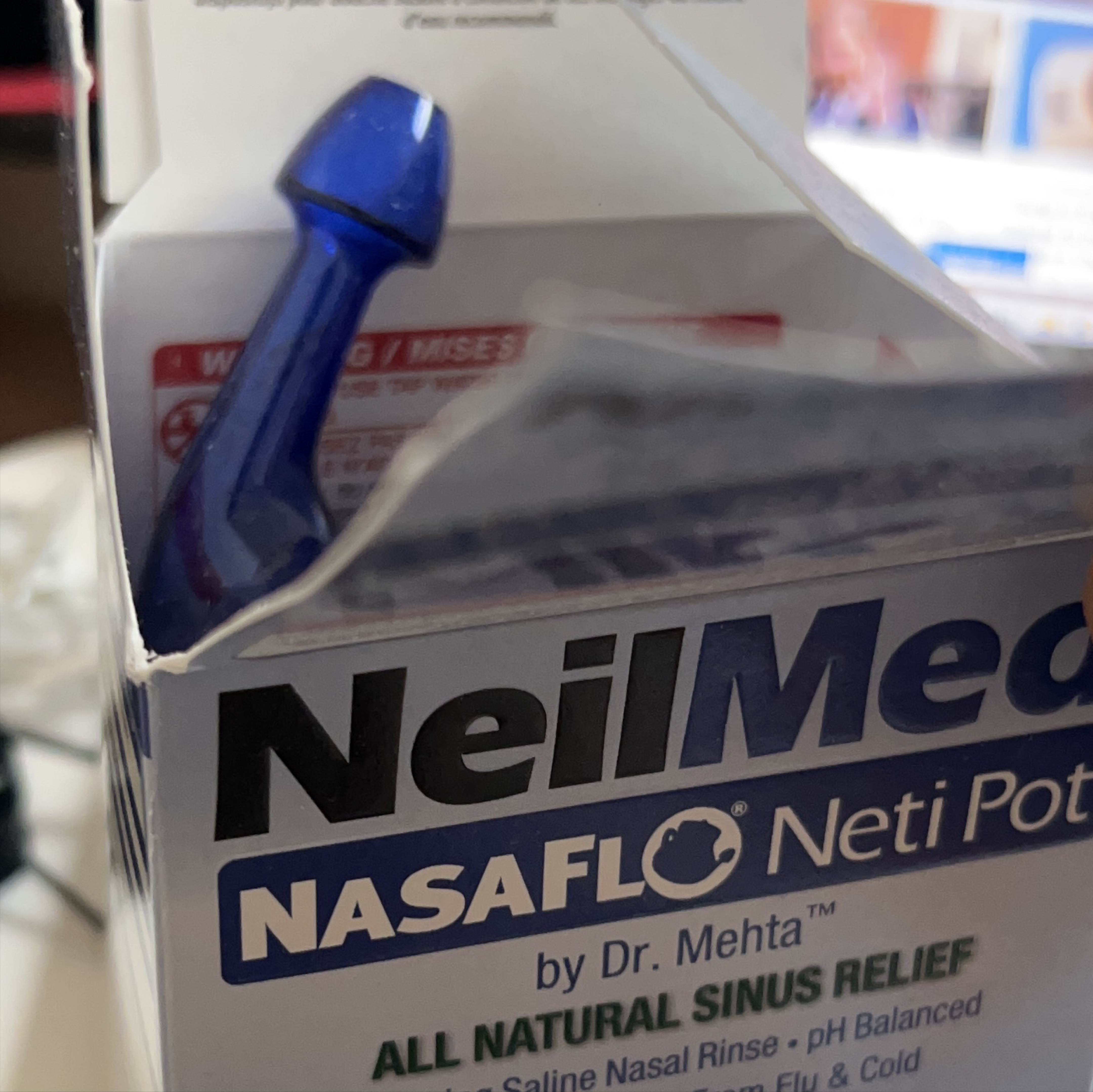 NeilMed NASAFLO Neti Pot with All Natural Sinus Relief thumbnail
