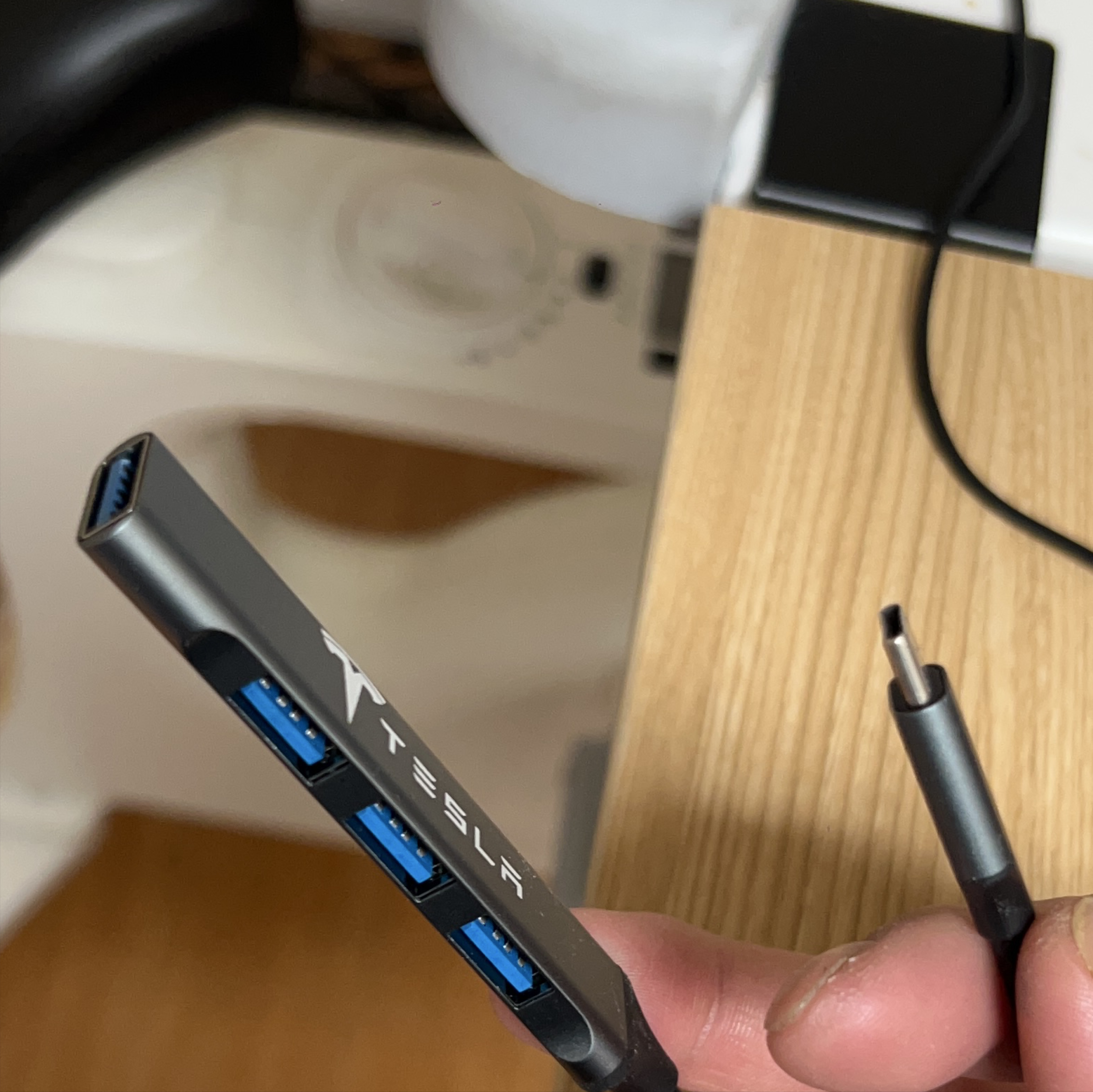 Tesla USB-C to USB-A Hub Adapter thumbnail