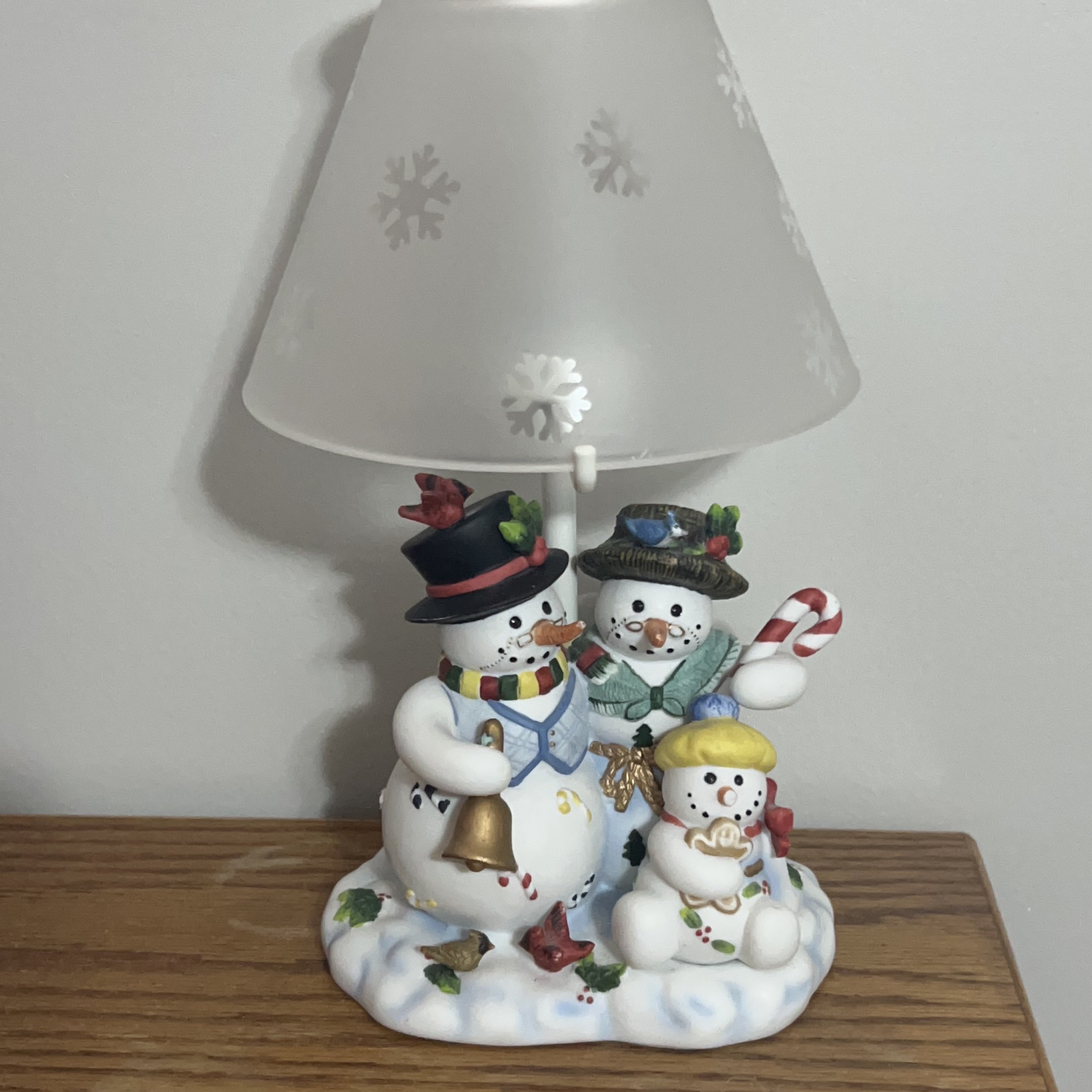 Snowman Lamp Decor thumbnail