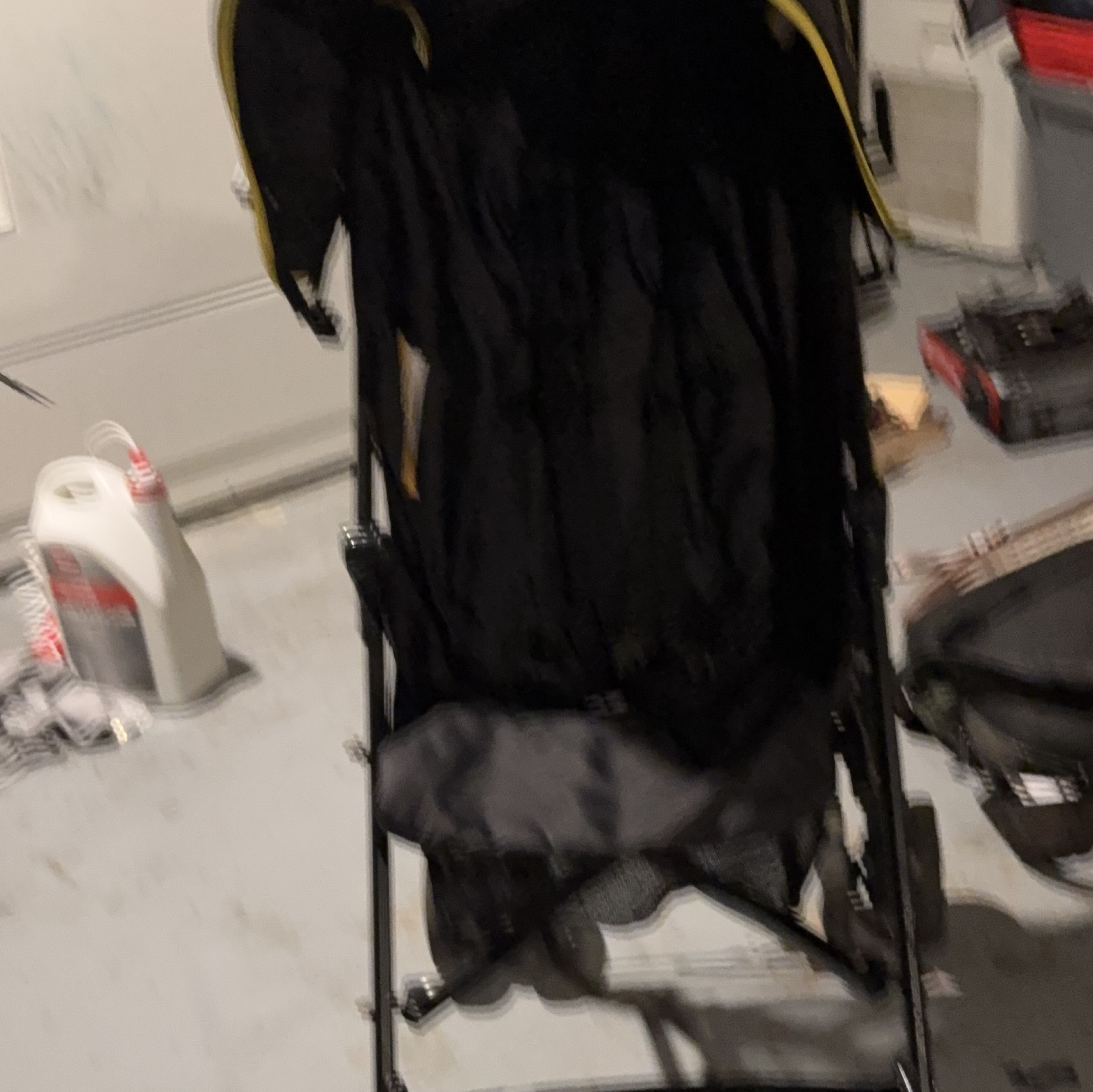 Black and Yellow Umbrella Stroller thumbnail