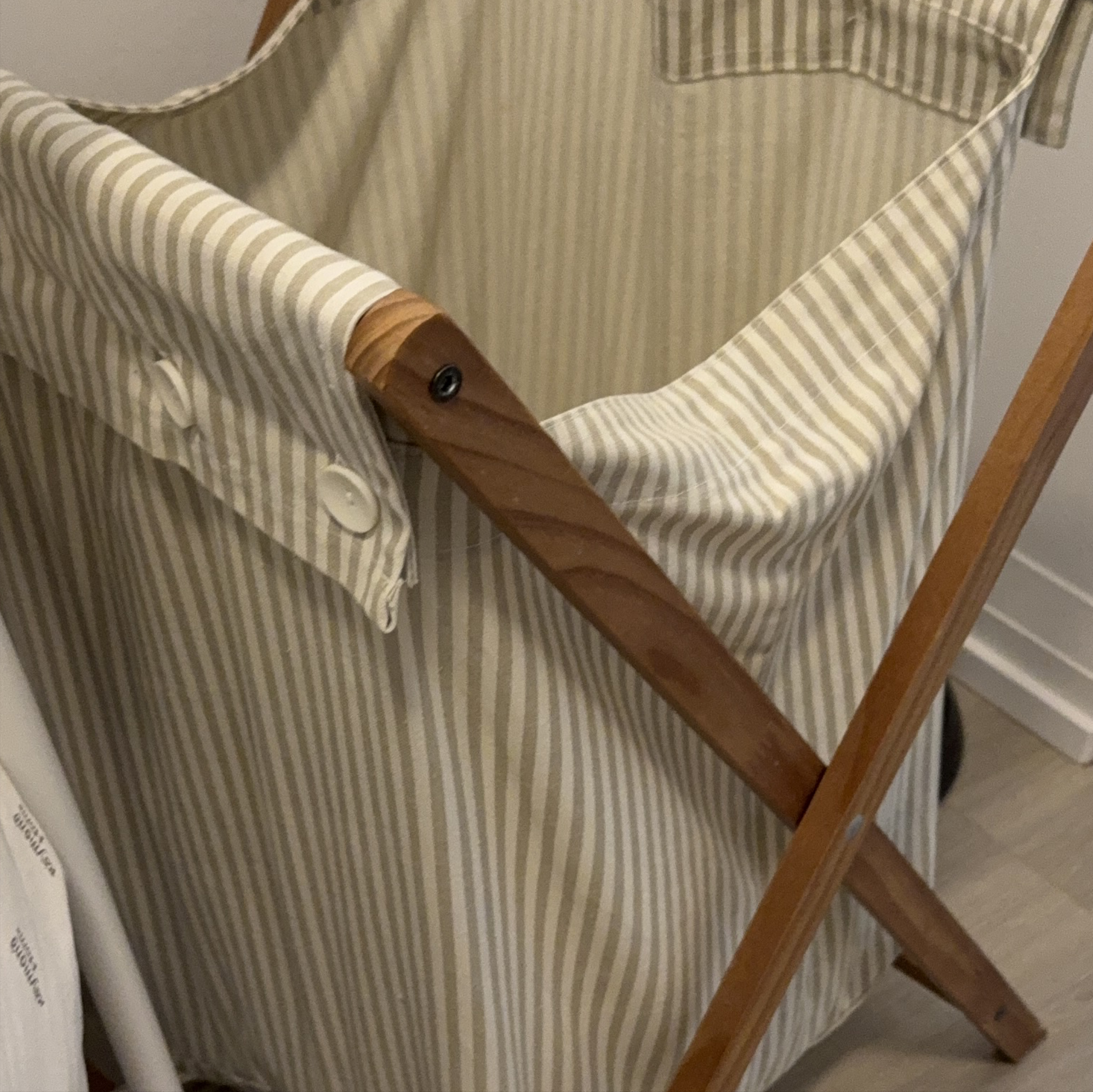 Striped Laundry Hamper thumbnail