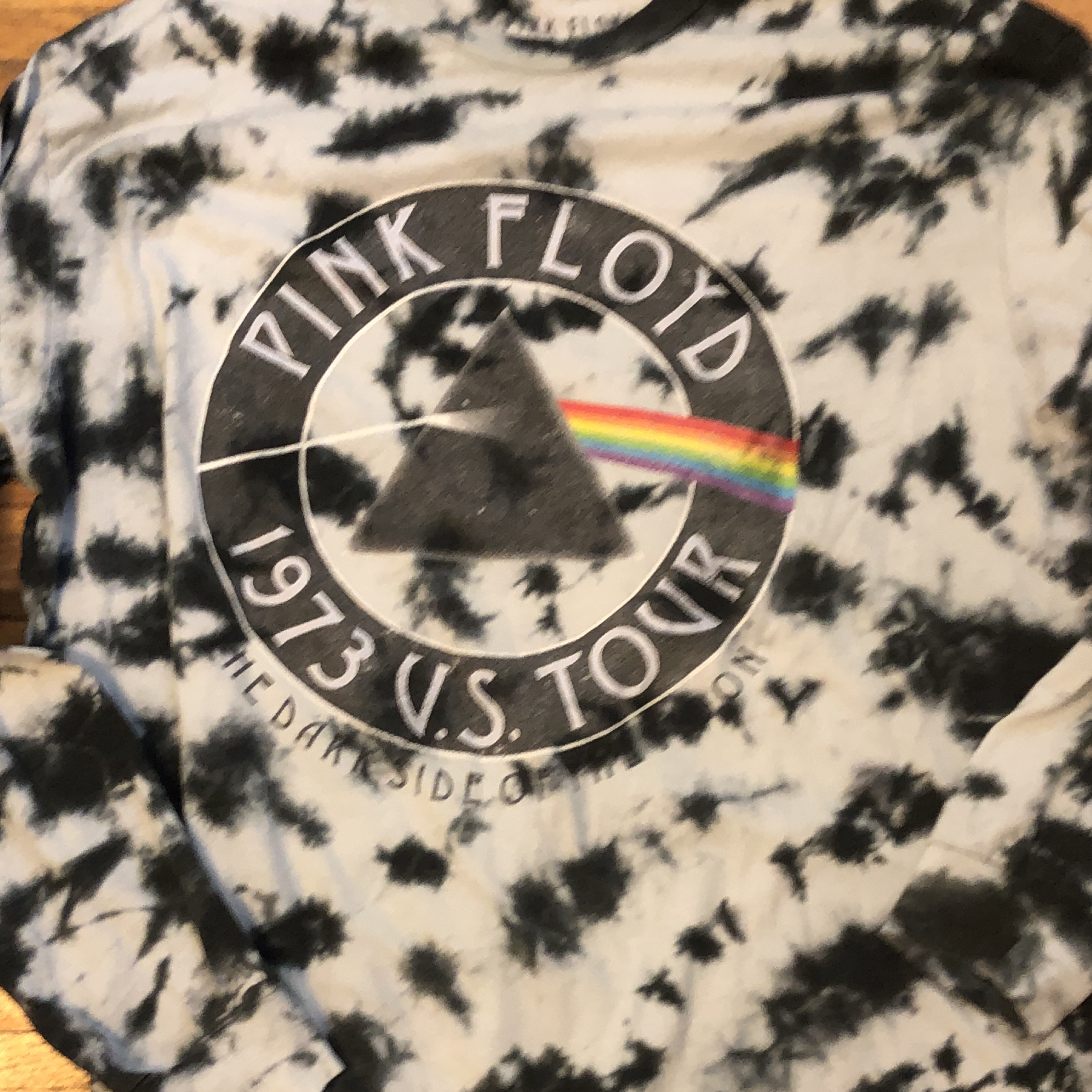🧡Pink Floyd 1973 US Tour Tie-Dye Long Sleeve Shirt thumbnail