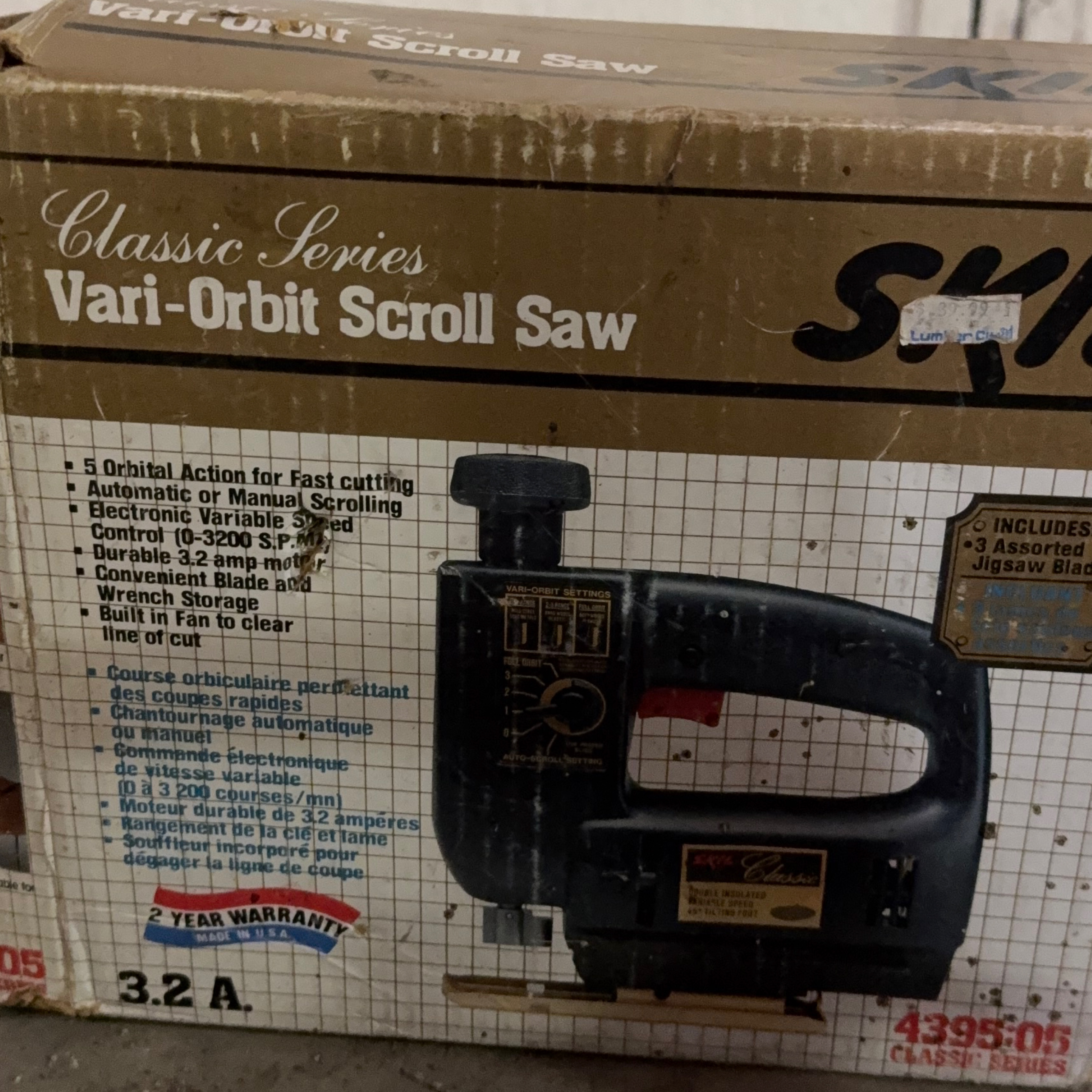 Skil Classic Series Vari-Orbit Scroll Saw thumbnail