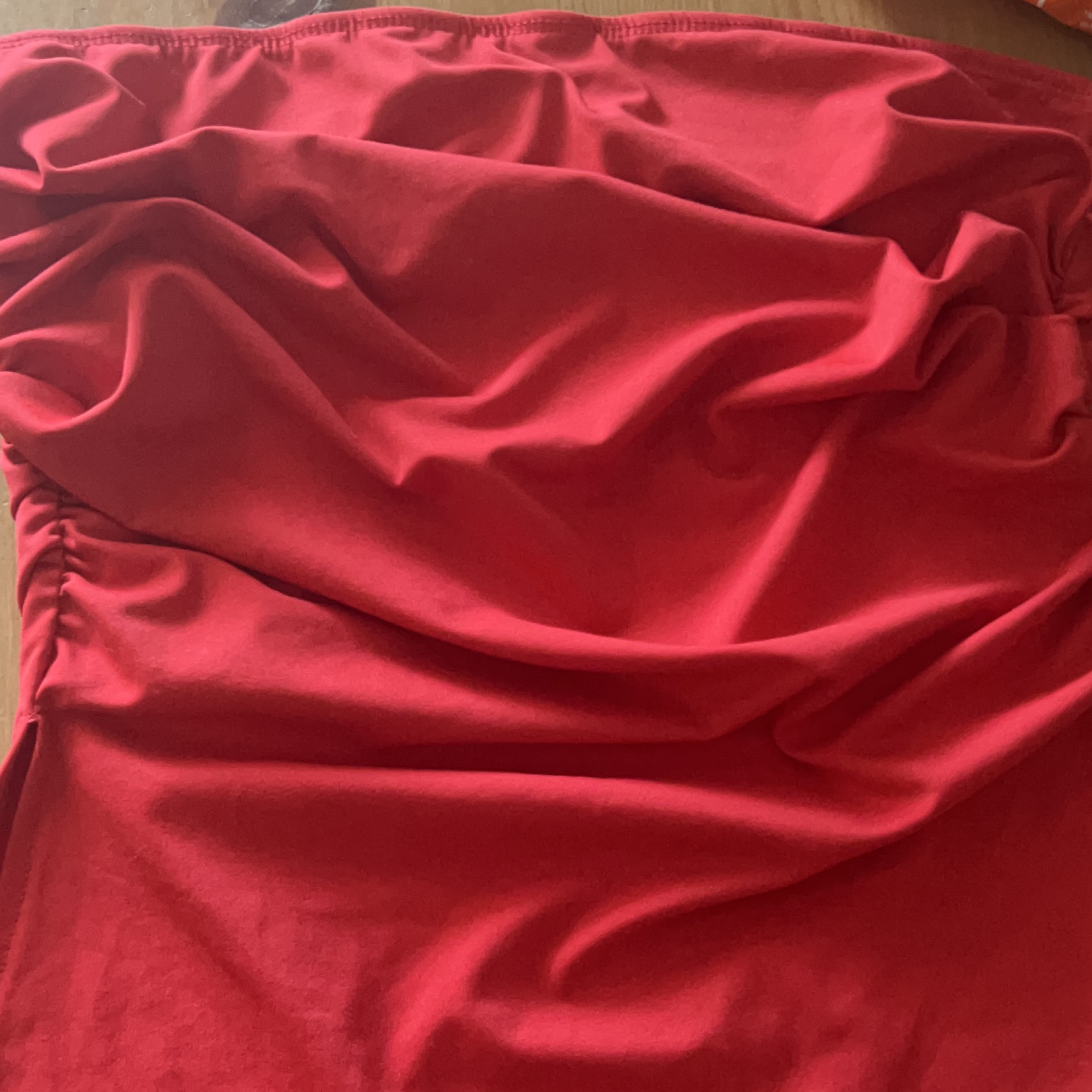 Red Strapless Top thumbnail