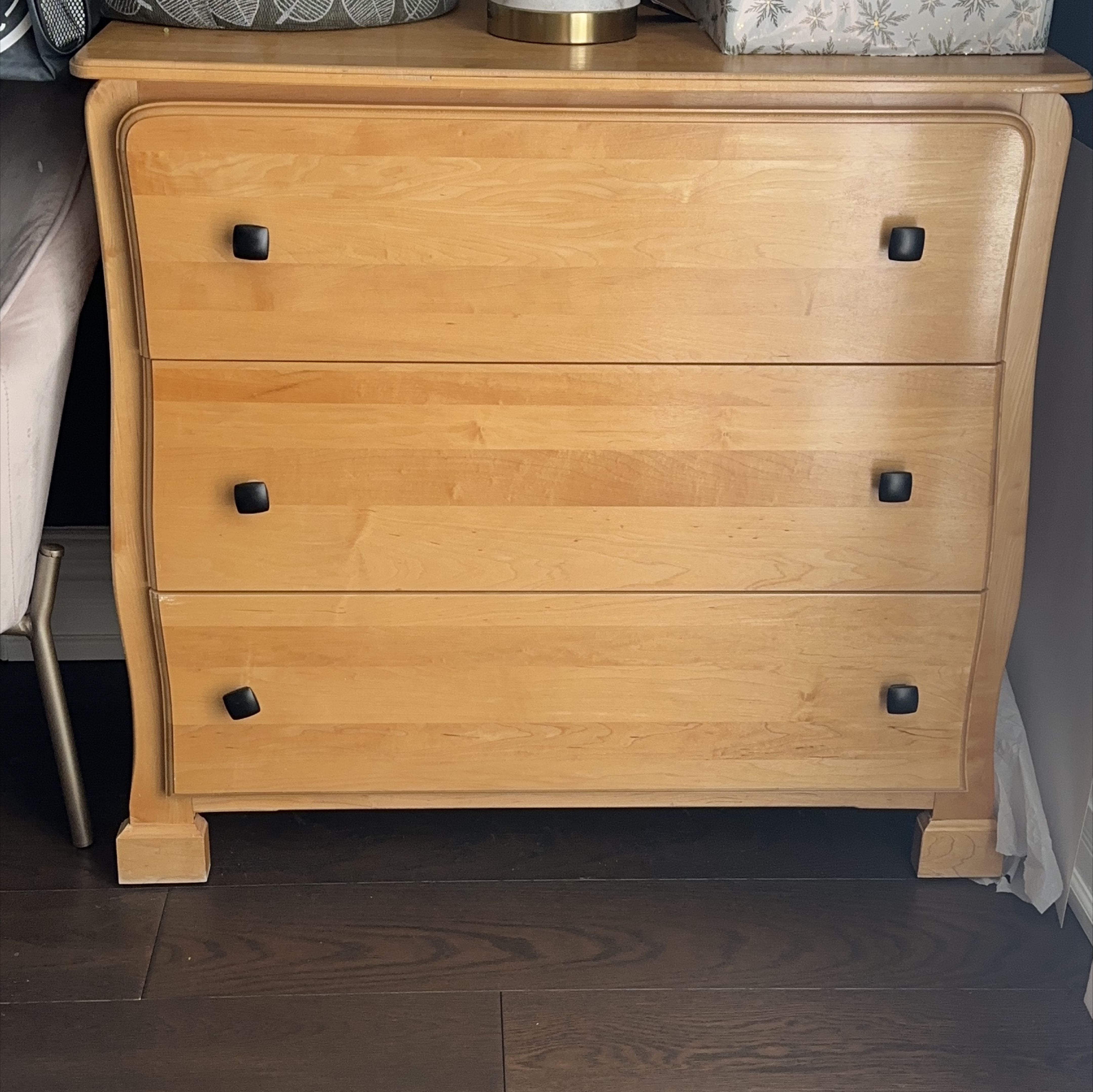 Three-drawer Wooden Dresser thumbnail