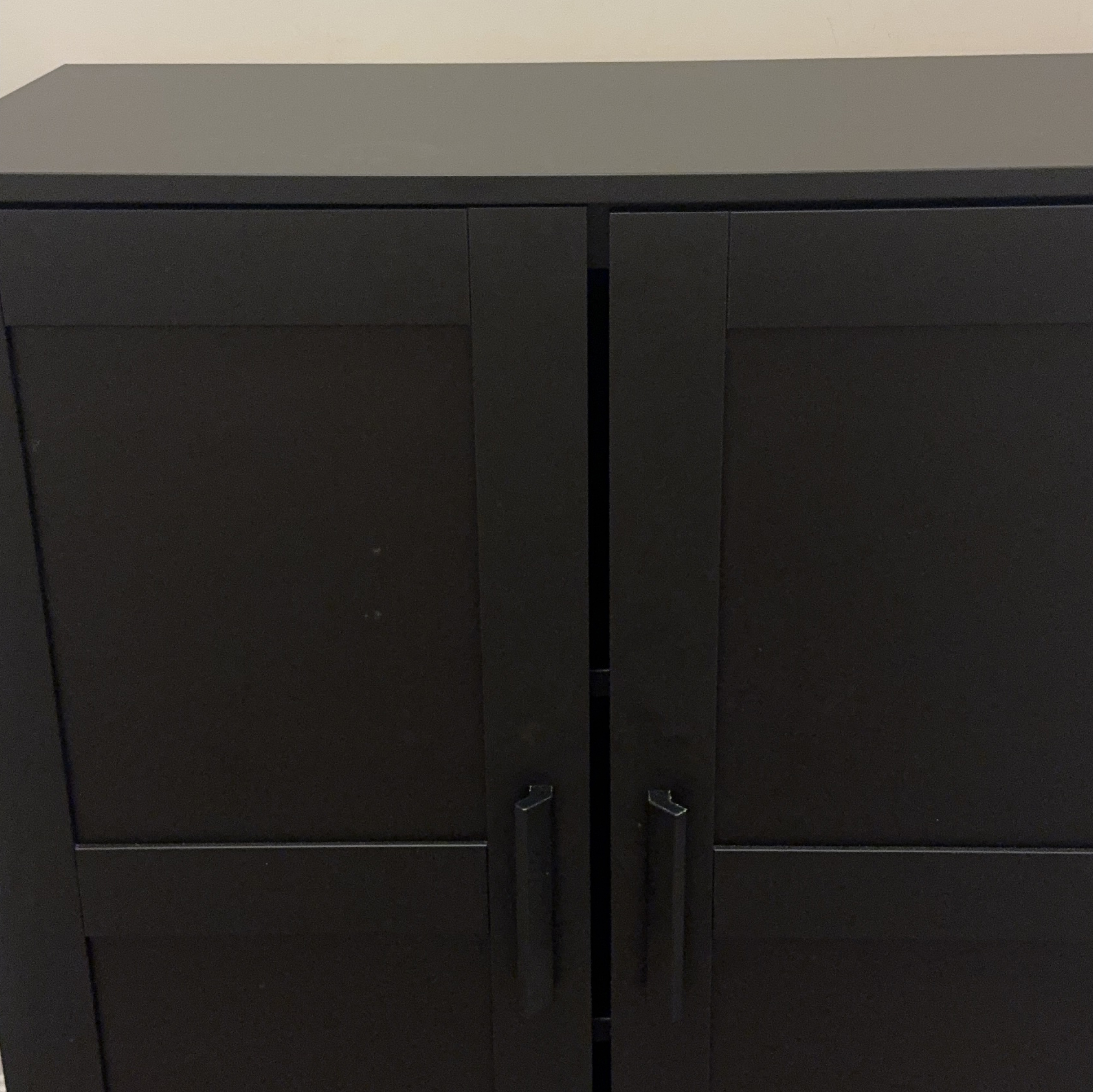 Black Two-Door Cabinet thumbnail