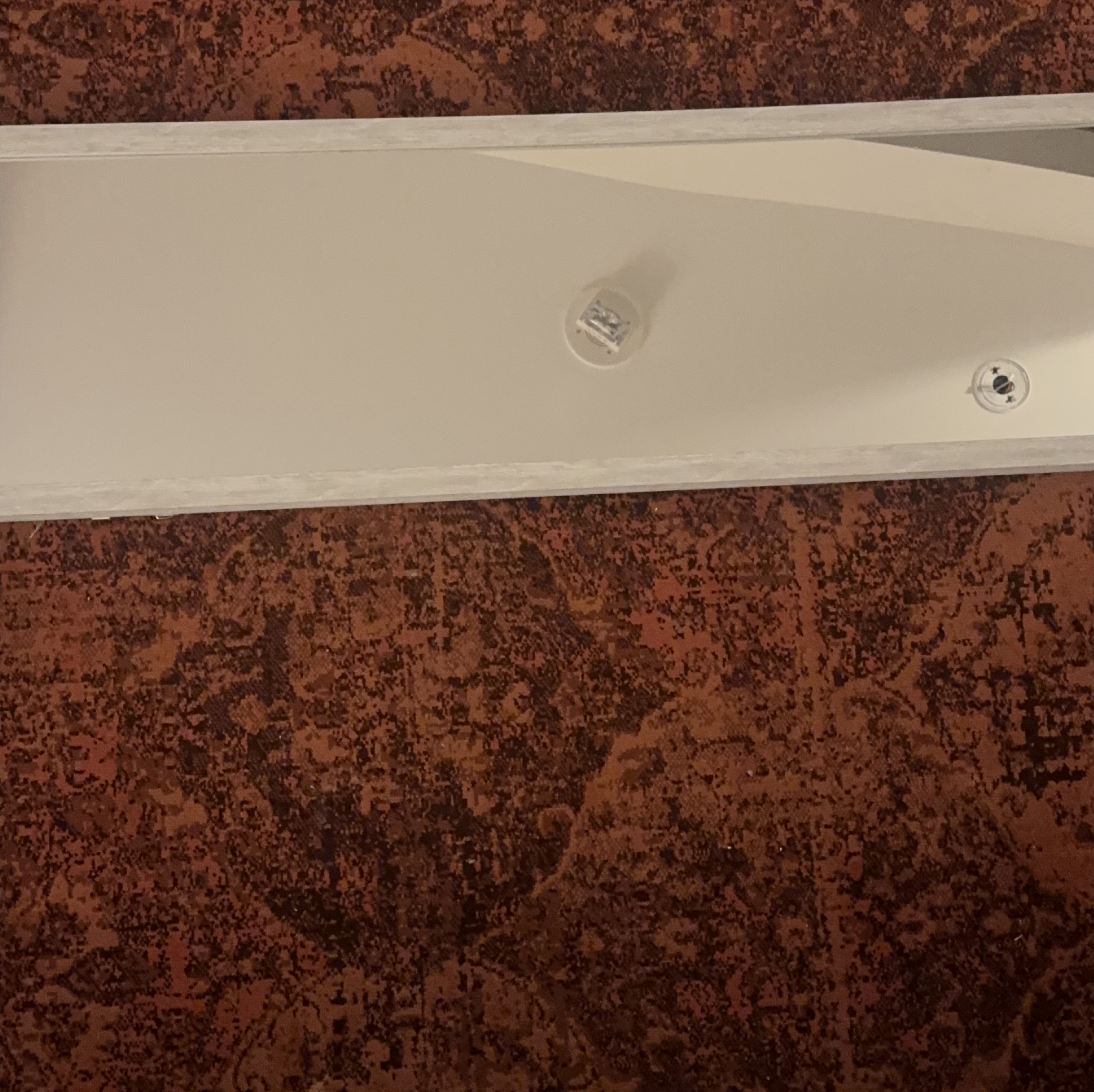 White framed mirror thumbnail