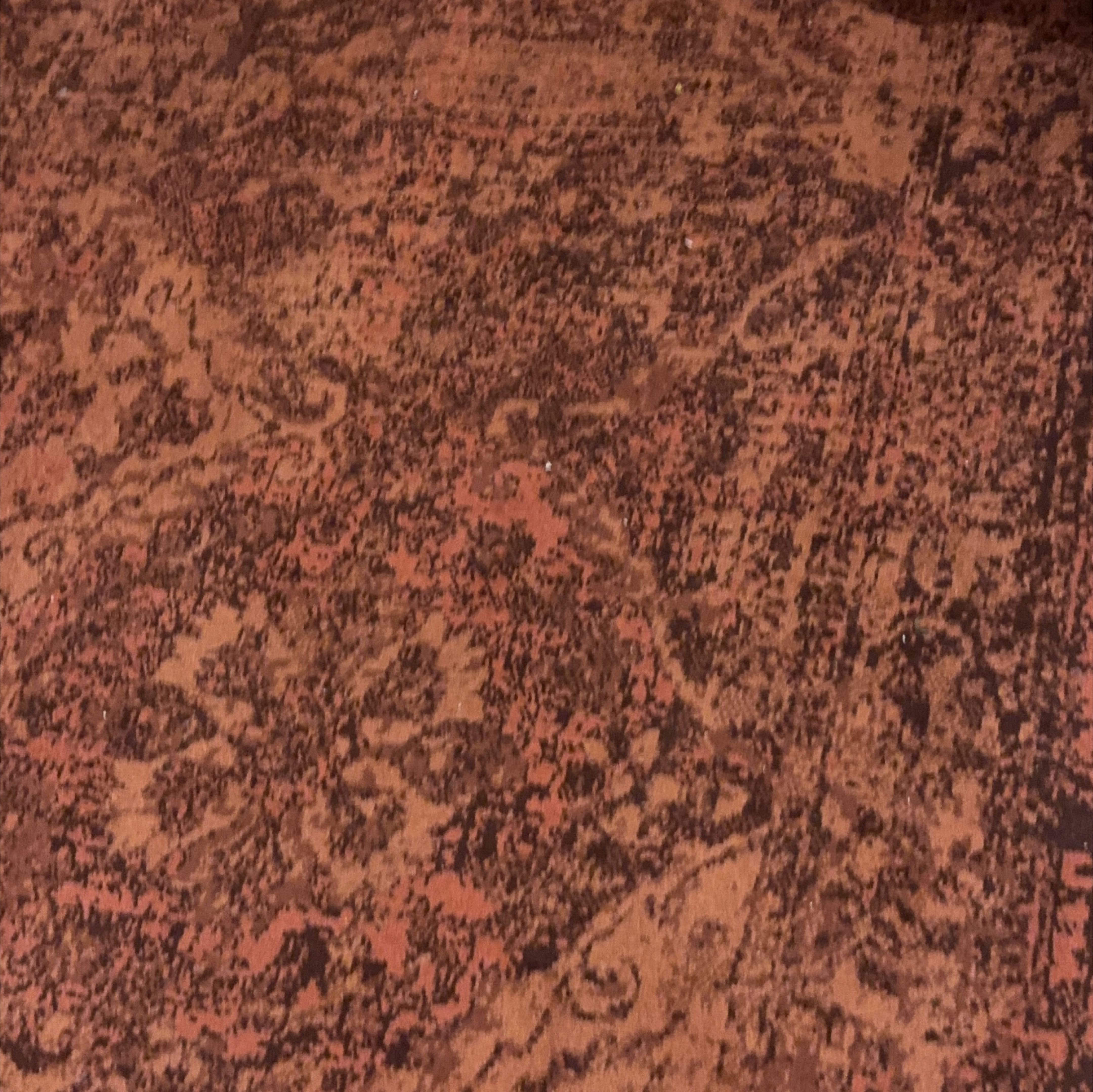 IKEA Red& Brown patterned carpet remnant thumbnail
