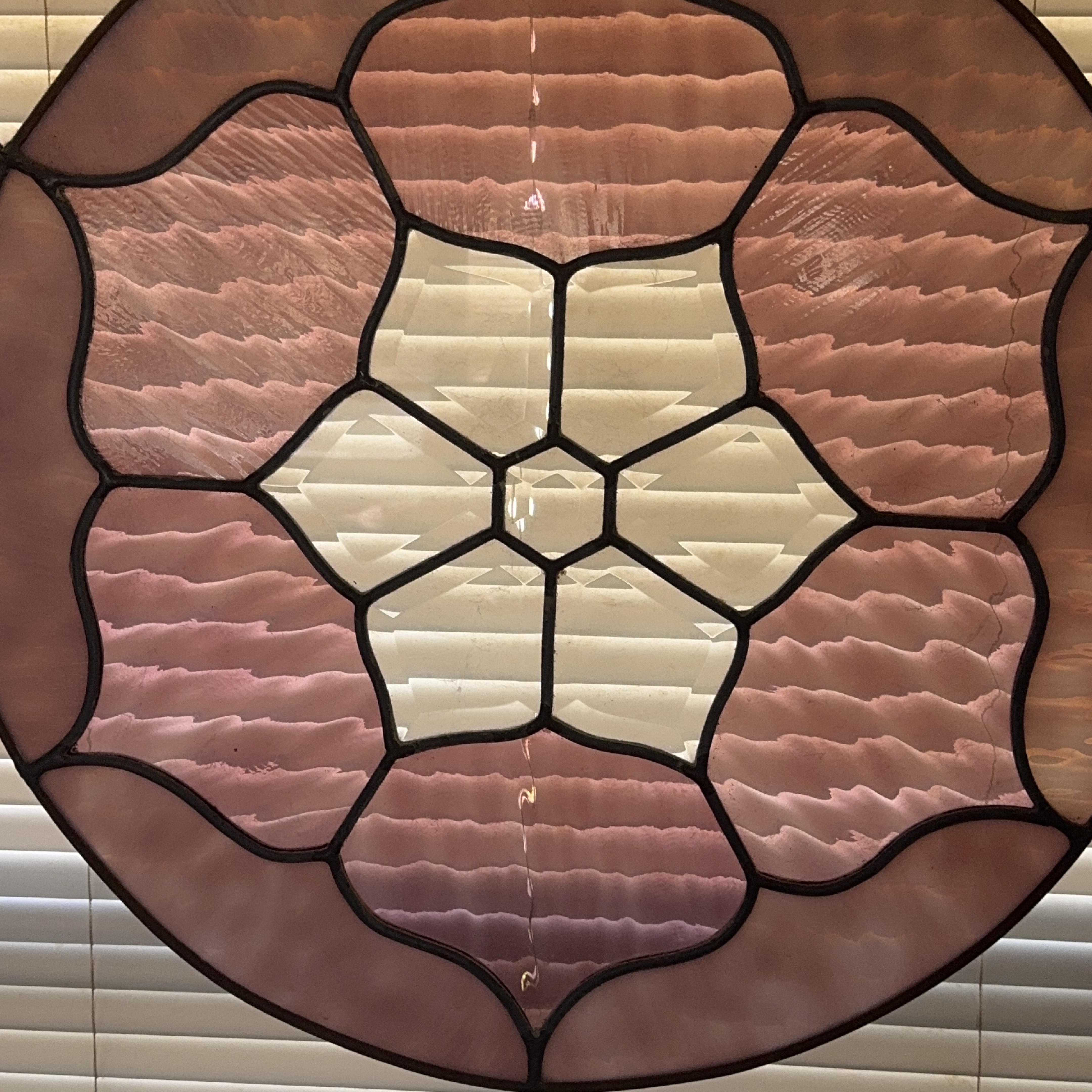 Round Stained Glass Window Panel thumbnail