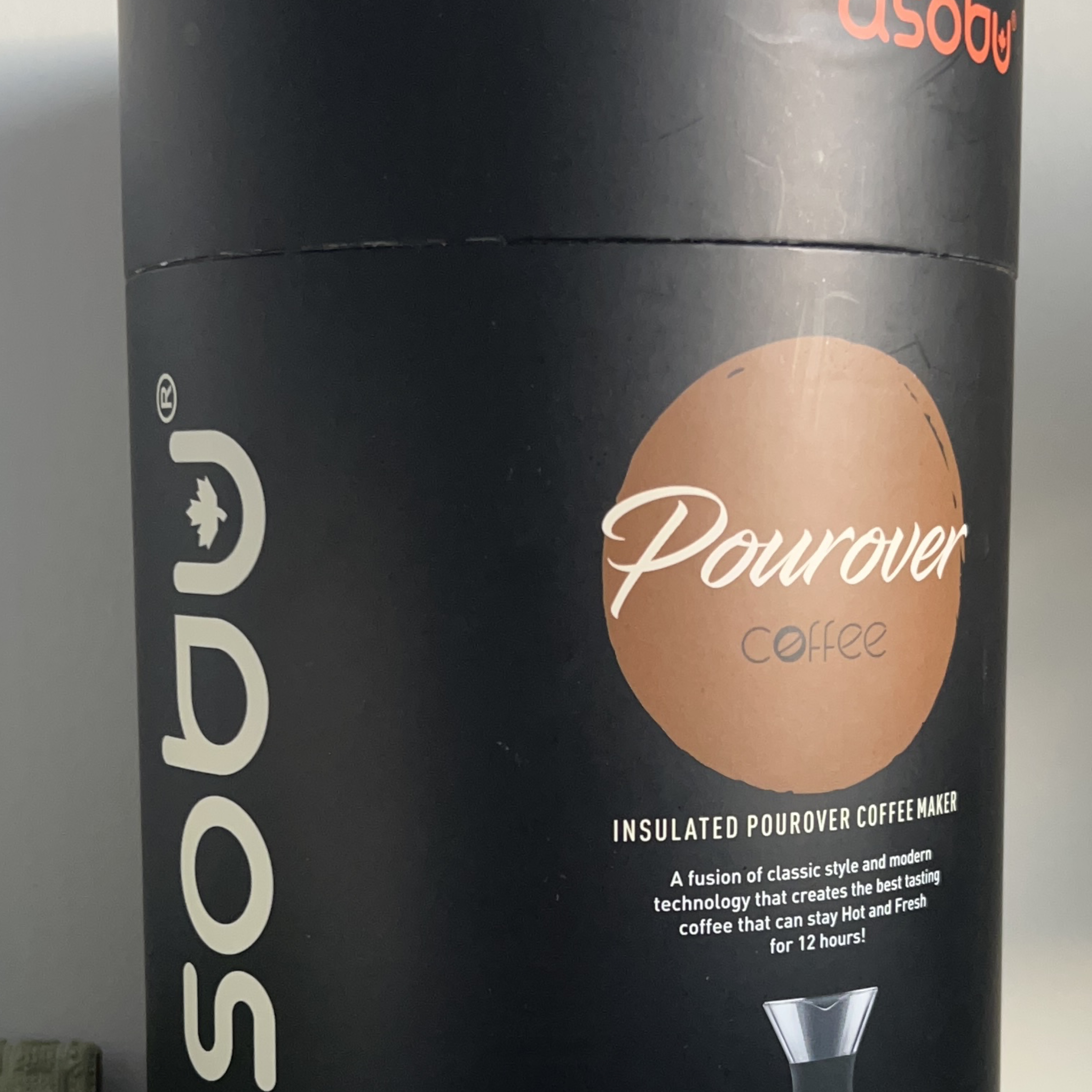 Asobu Insulated Pour Over Coffee Maker - Silver thumbnail