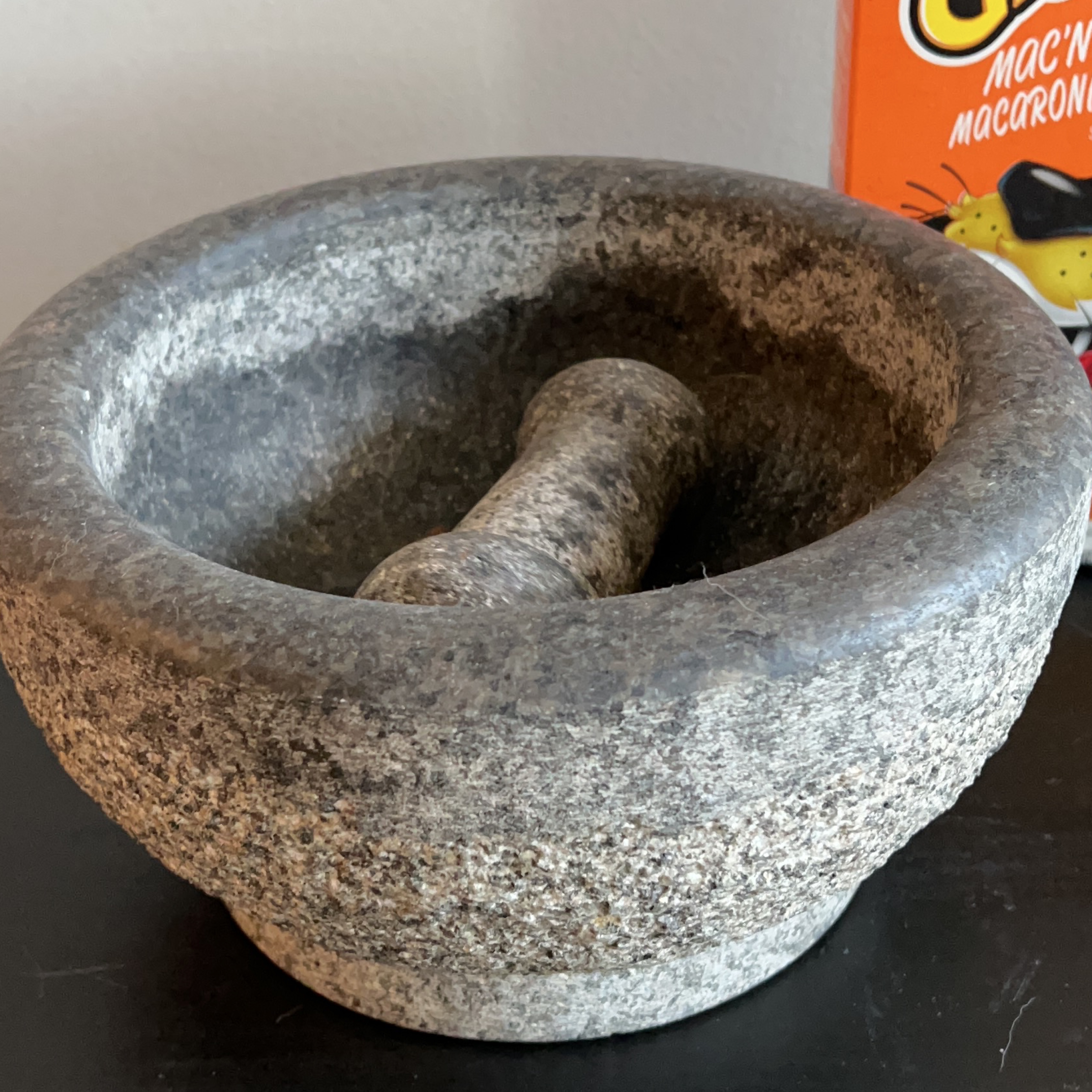 Large Granite Mortar and Pestle Set 🏒 thumbnail