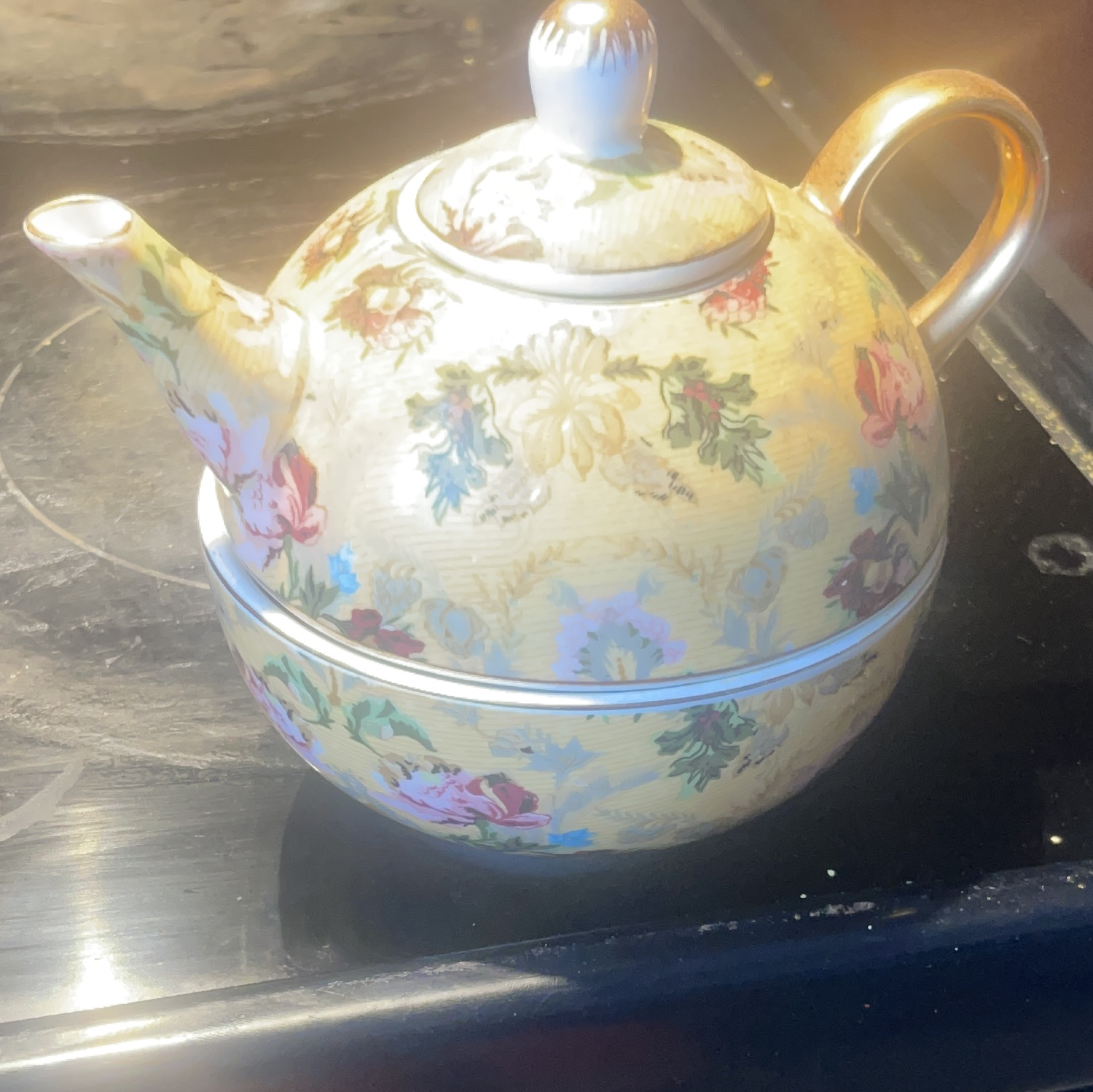 Floral Tea for One Set
