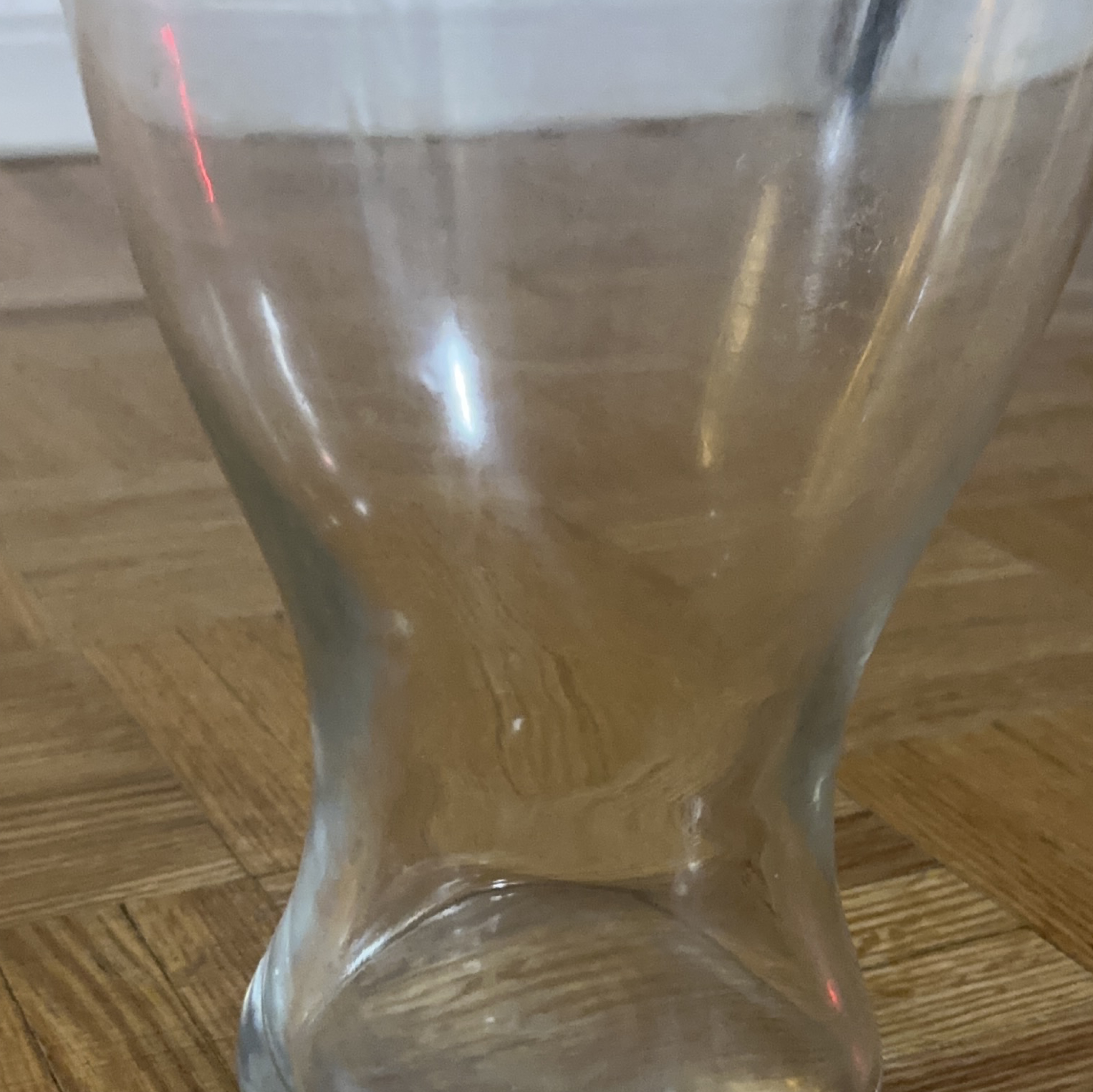 Clear Glass Vase thumbnail