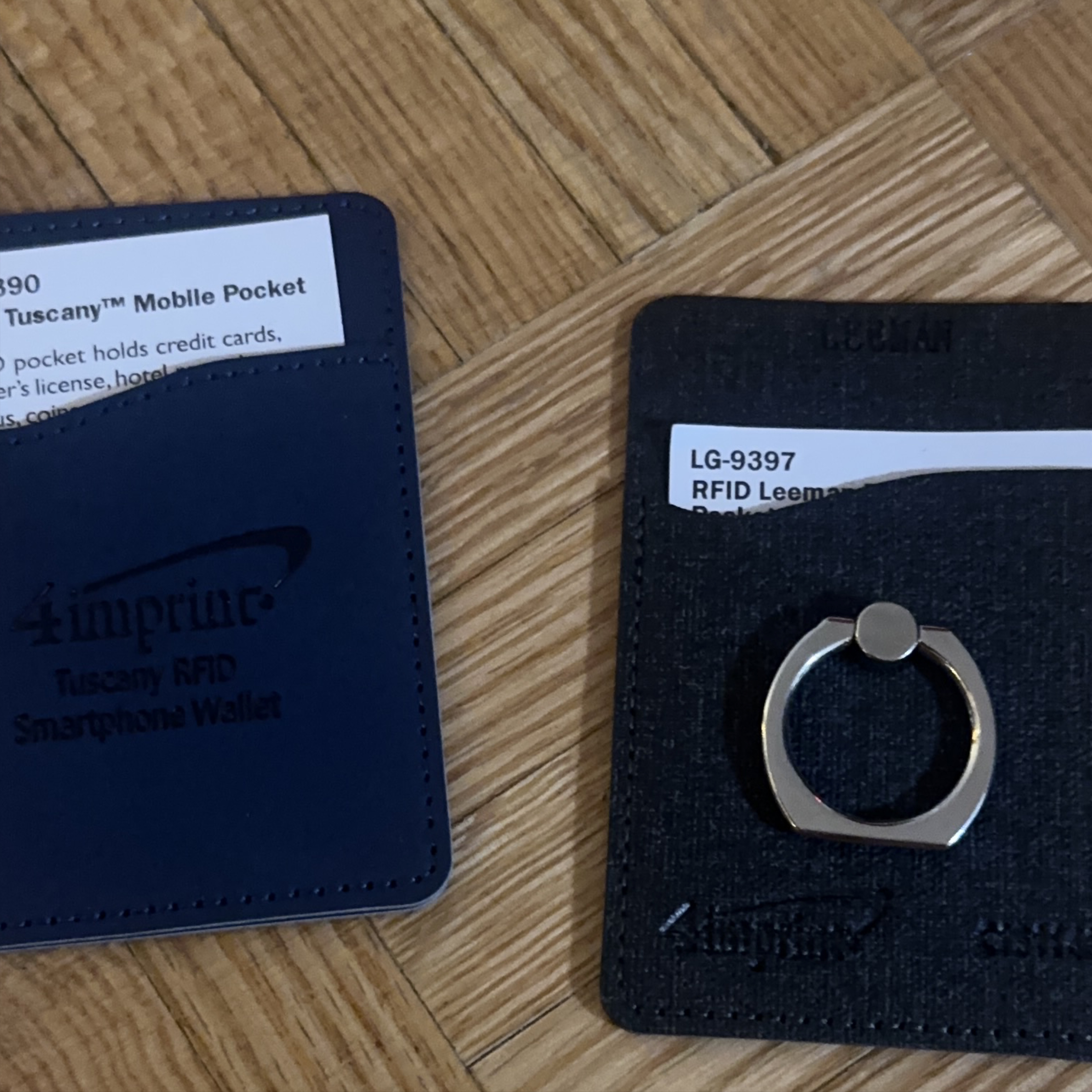 Two Imprinto Tuscany RFID Smartphone Wallets thumbnail