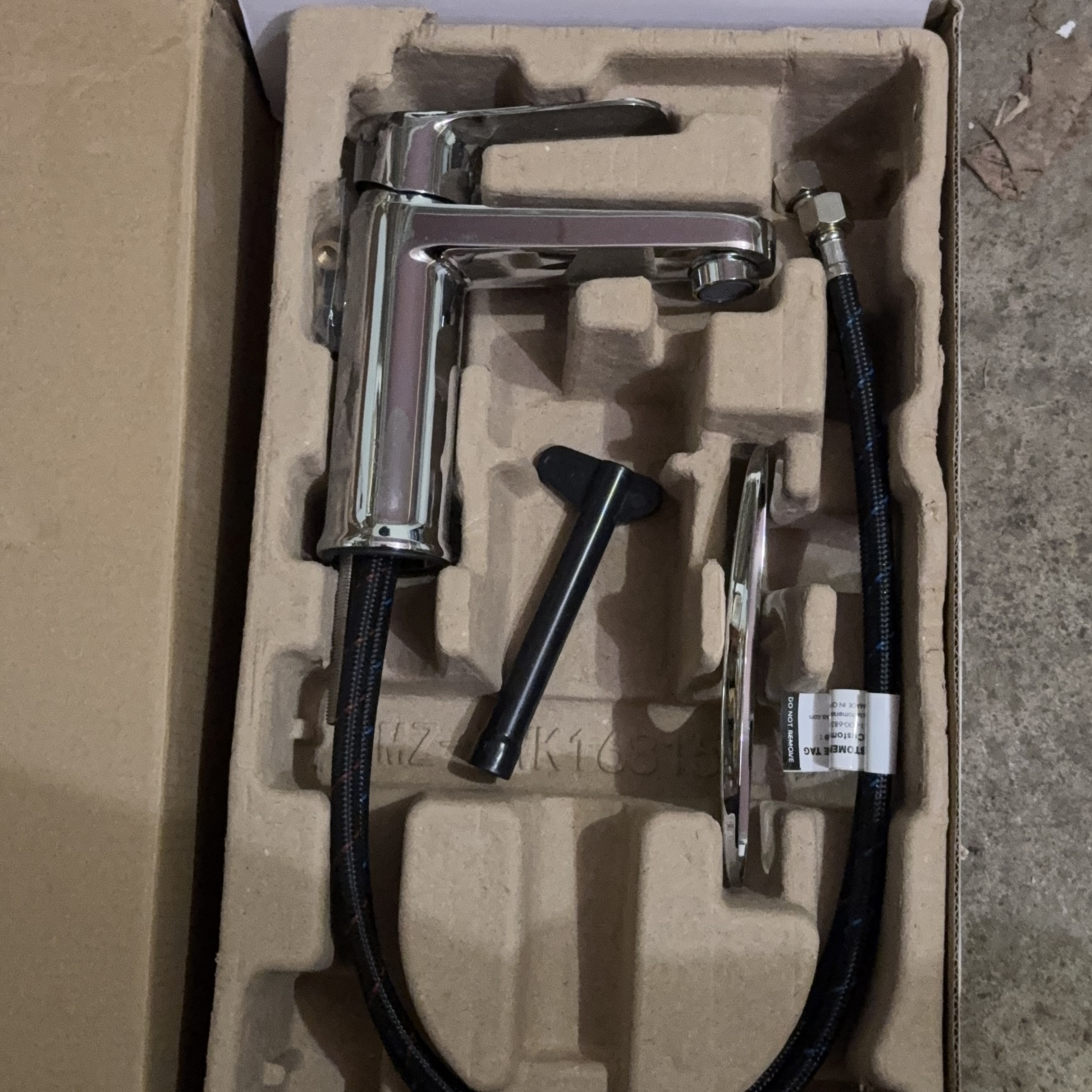 Brand New Chrome Bathroom Faucet thumbnail