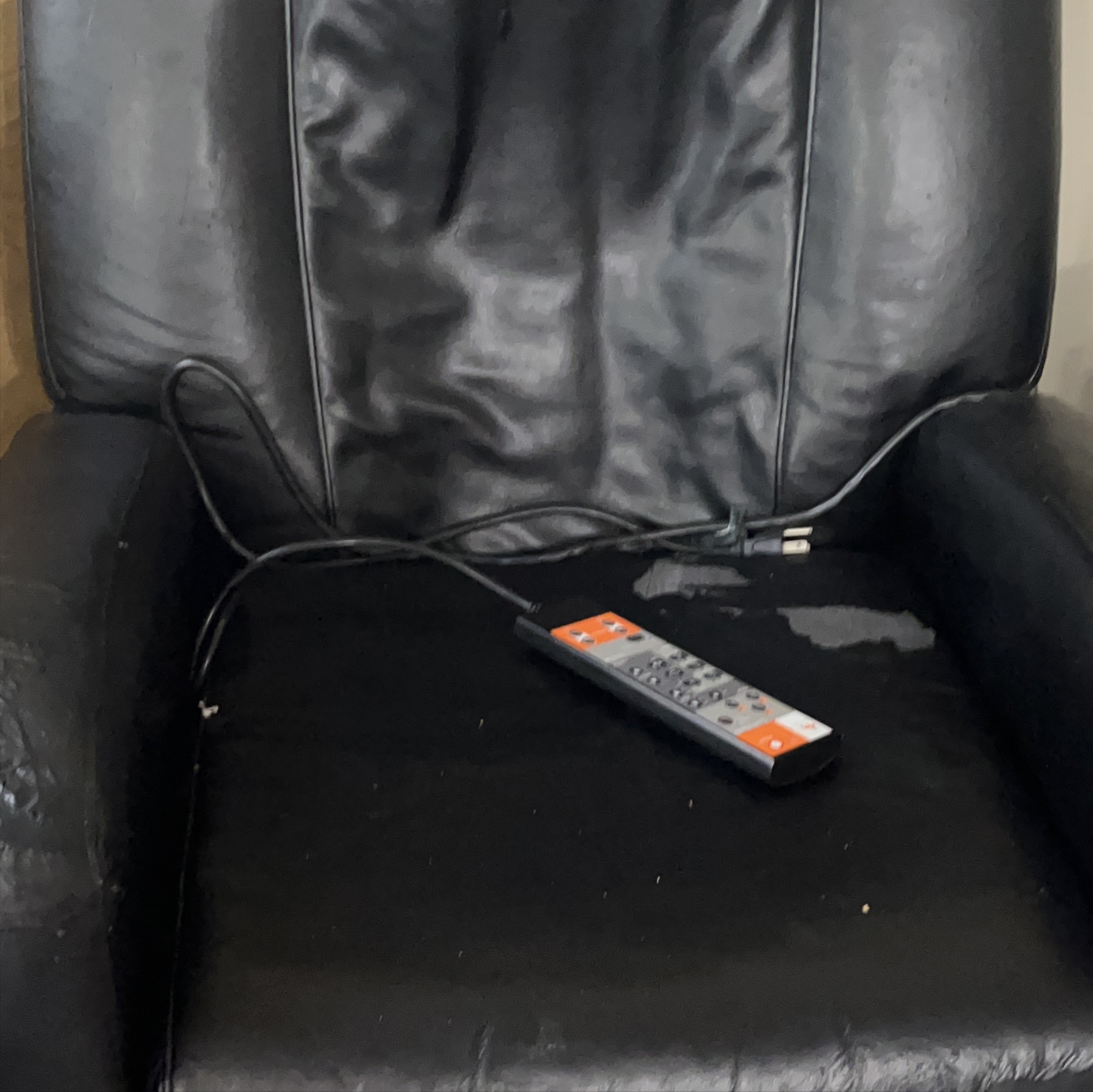 Black Leather Massage Chair thumbnail
