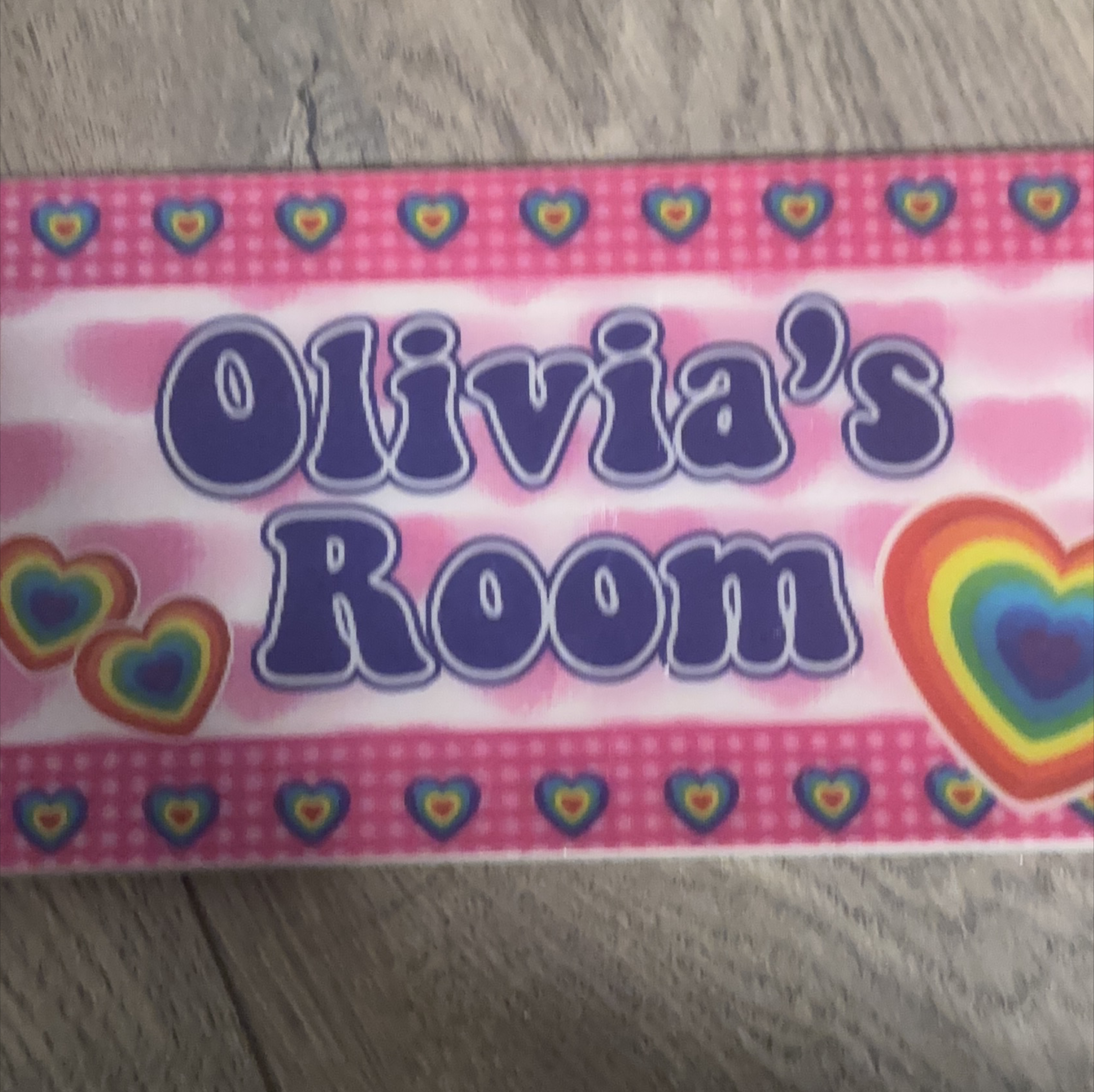 Olivia's Room Personalized Door Sign thumbnail