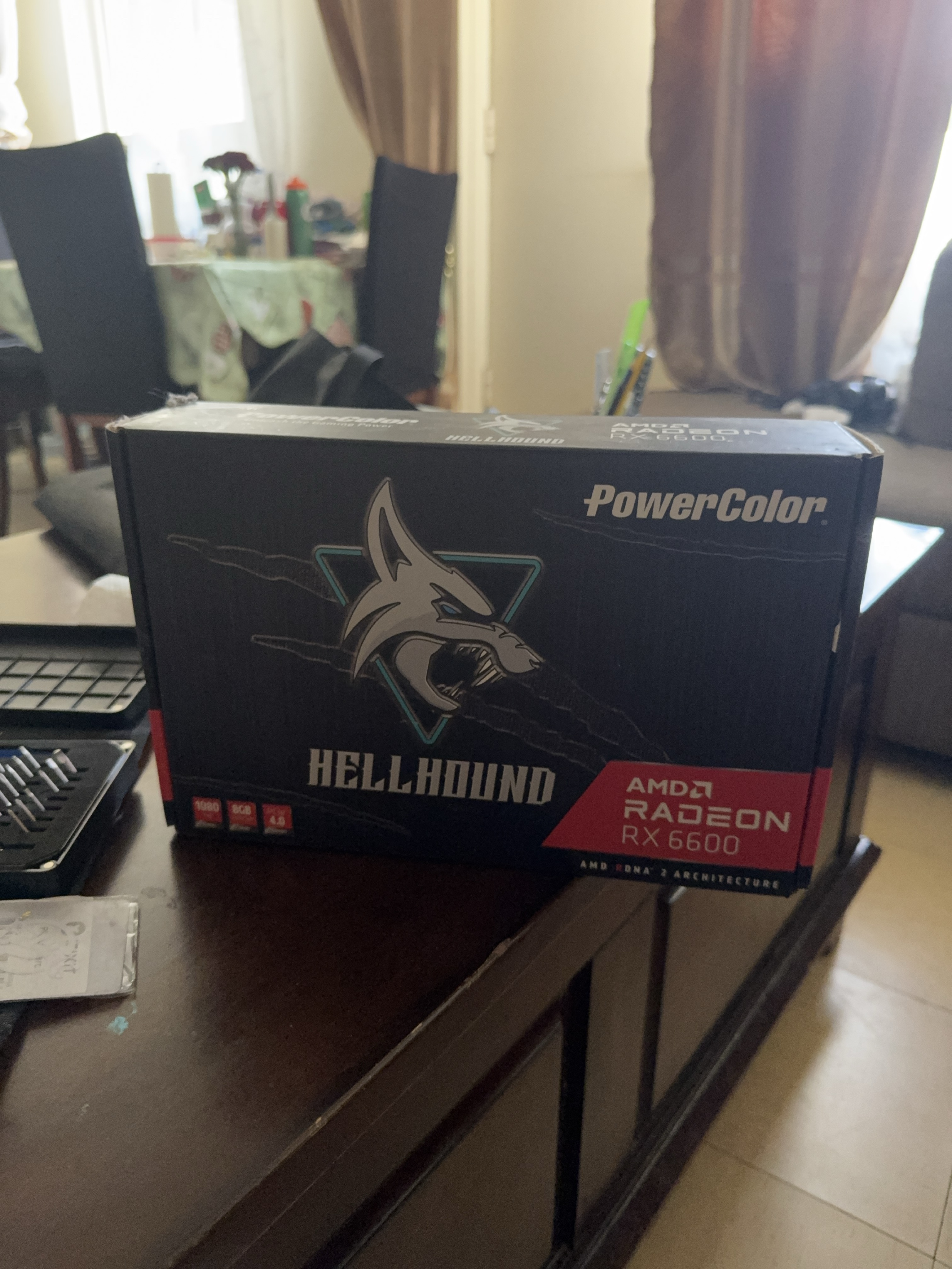 PowerColor Hellhound AMD Radeon RX 6600 8GB GDDR6 Graphics Card thumbnail