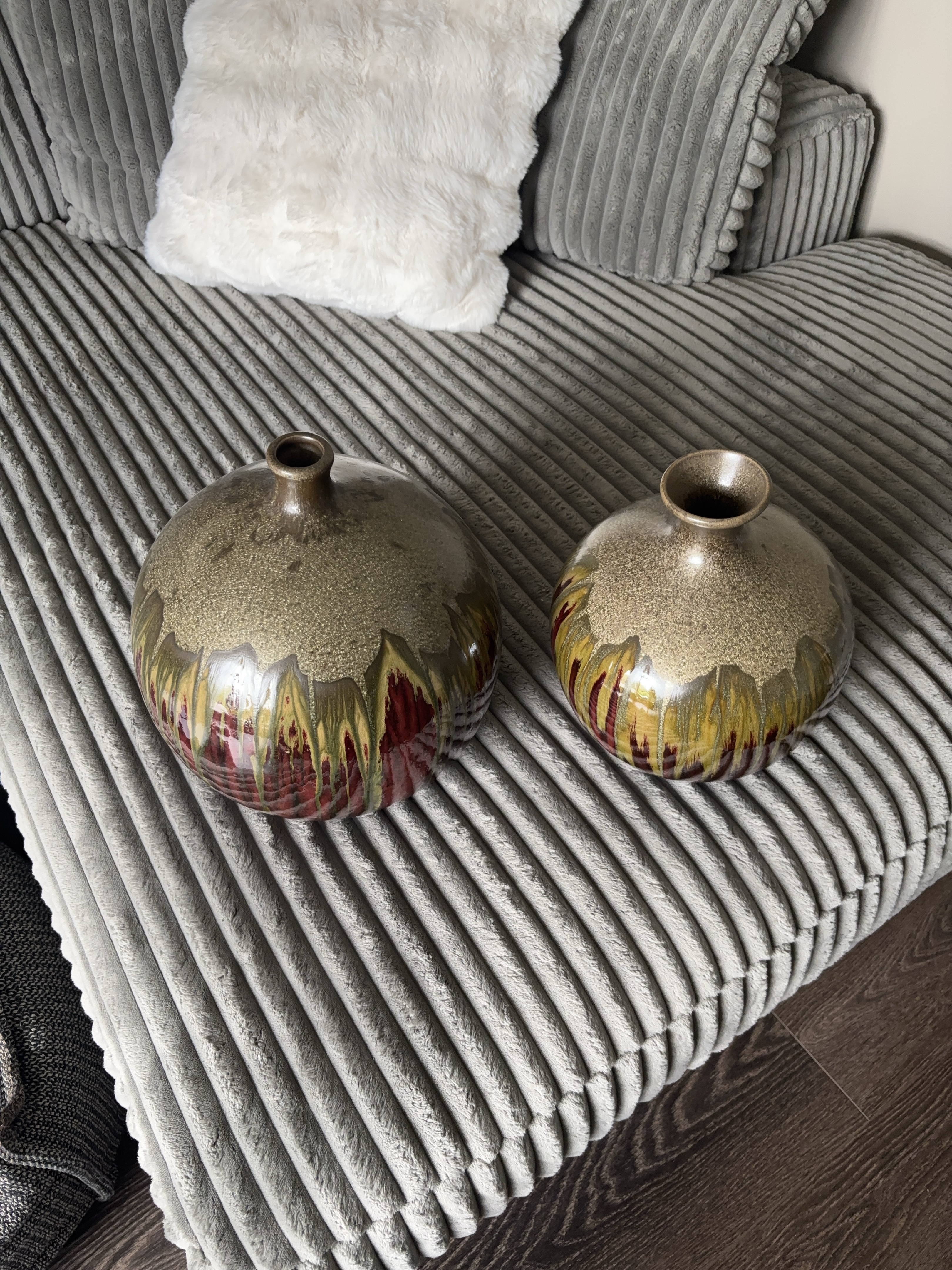 Pair of Decorative Ceramic Vases