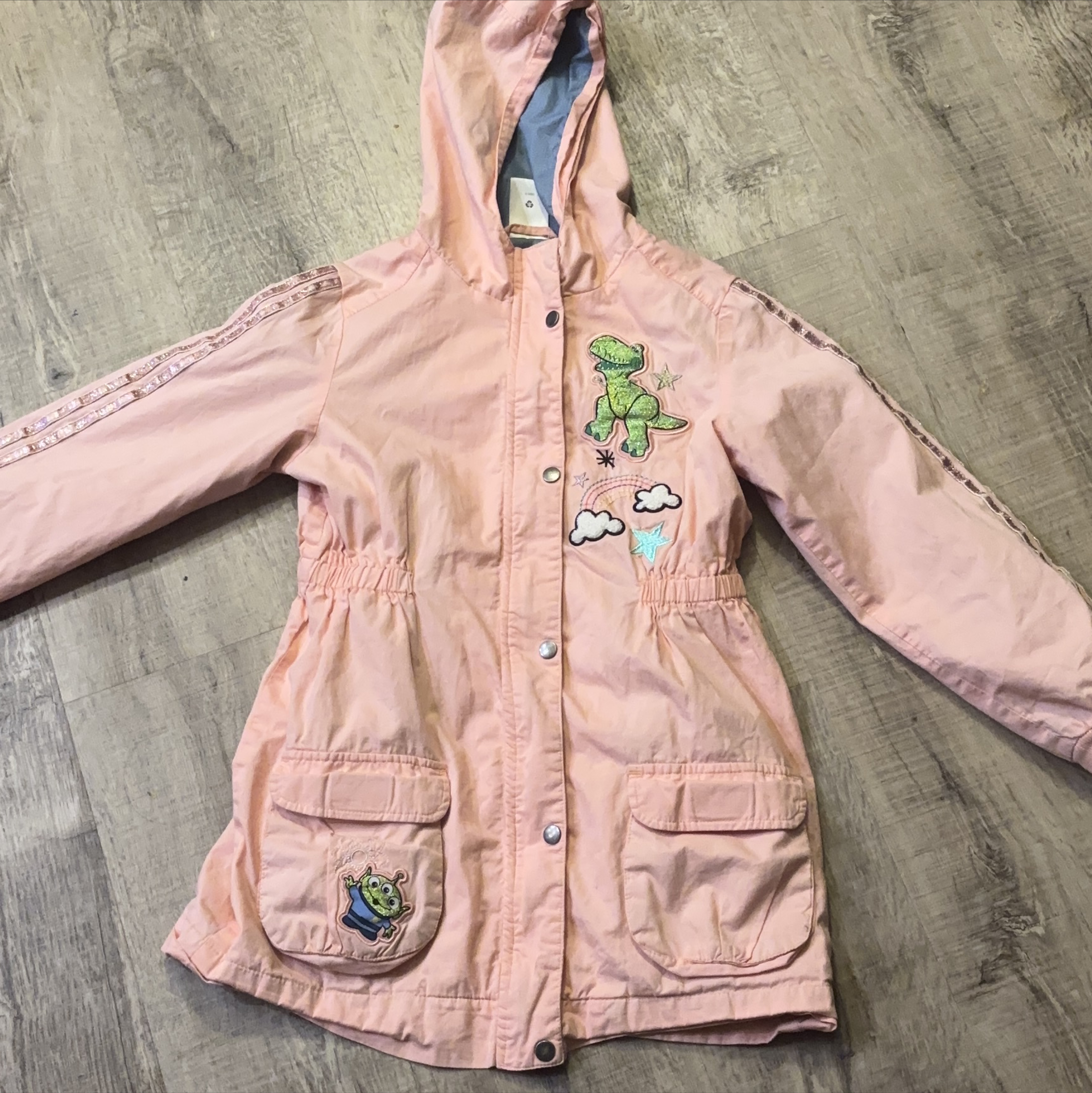 Girls' Pink Toy Story Jacket, Size 6