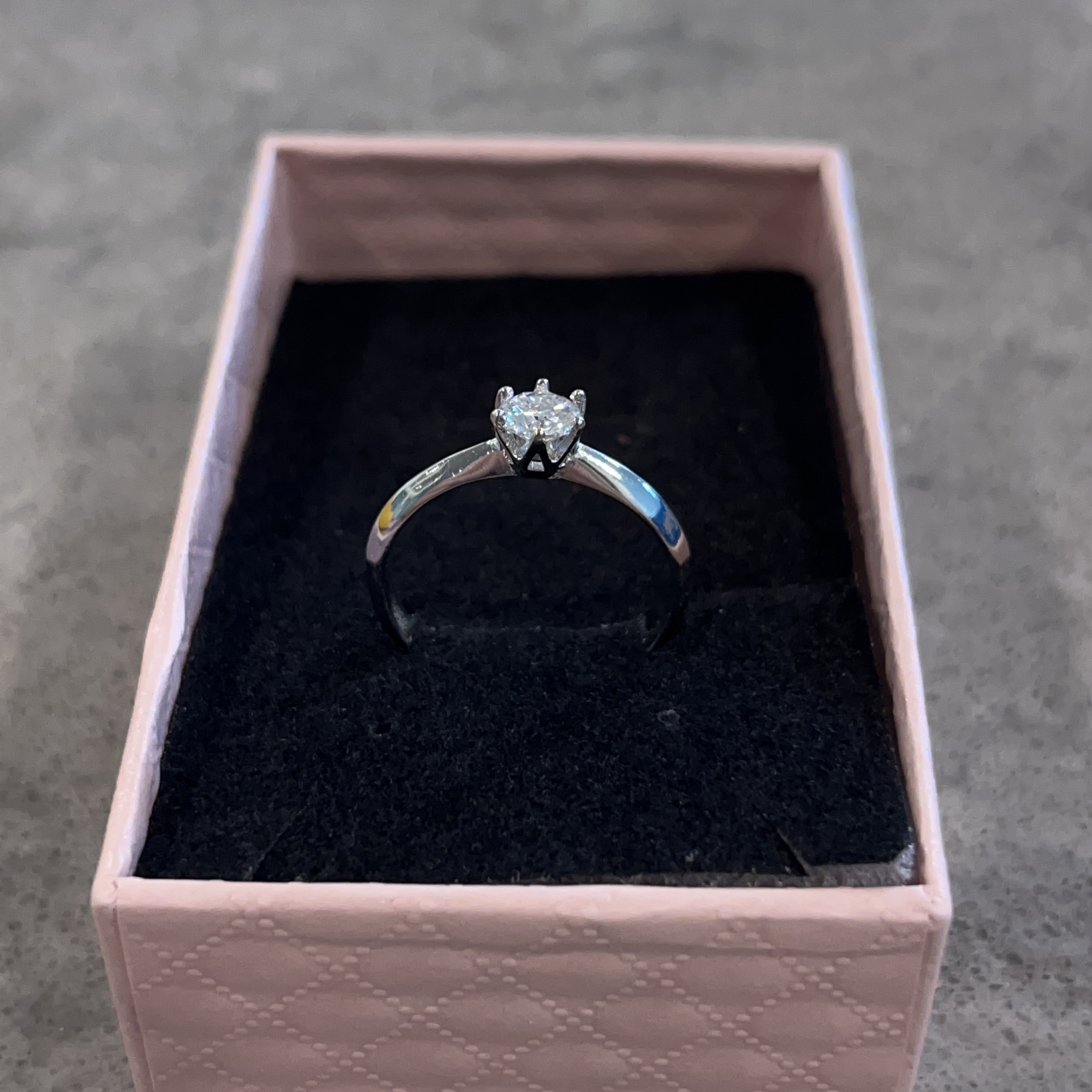 Diamond Engagement Ring in Box