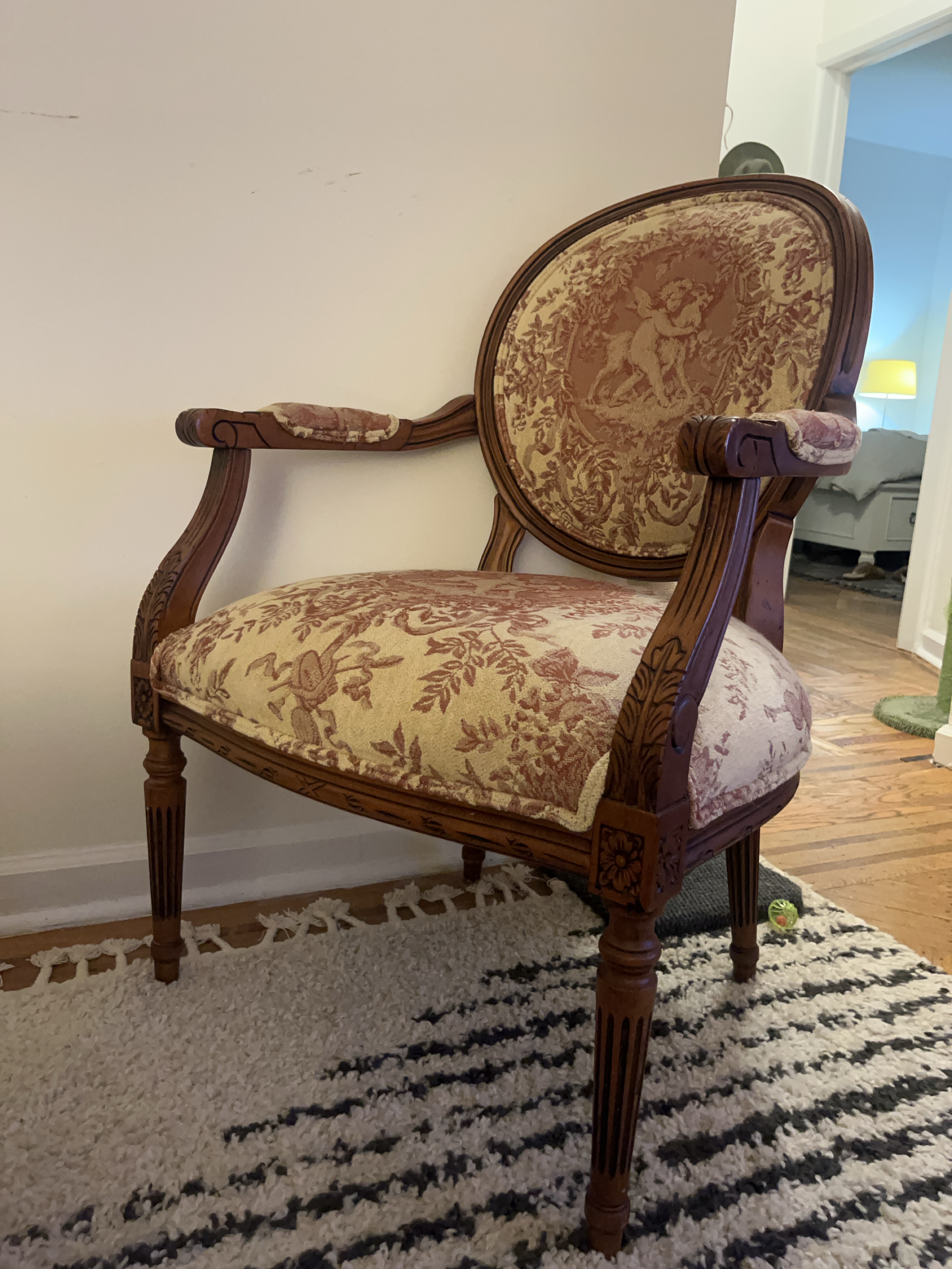 Vintage French-Style Armchair