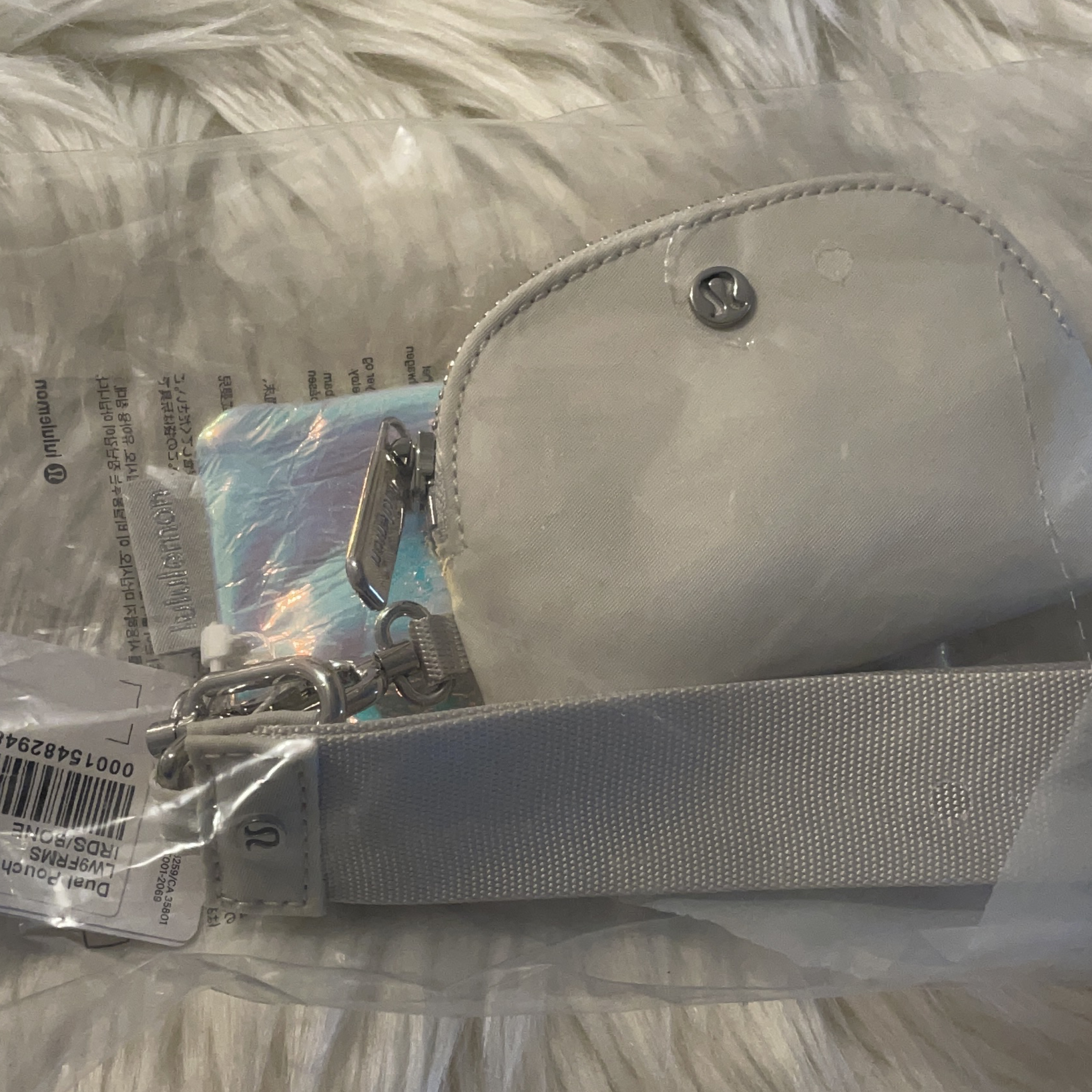 NEW Lululemon Dual Pouch Wristlet Irisdecent thumbnail