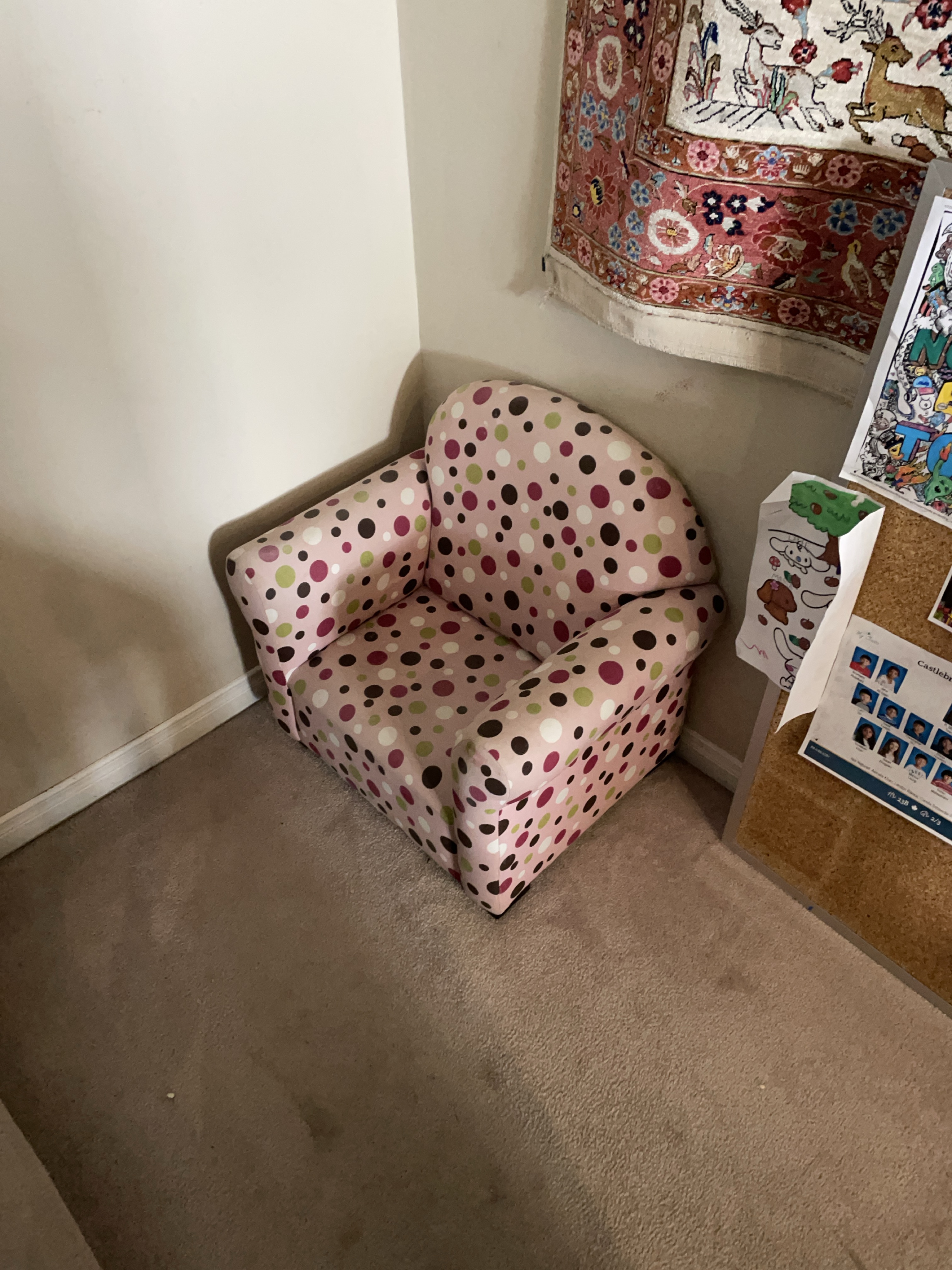 Kids Polka Dot Armchair thumbnail