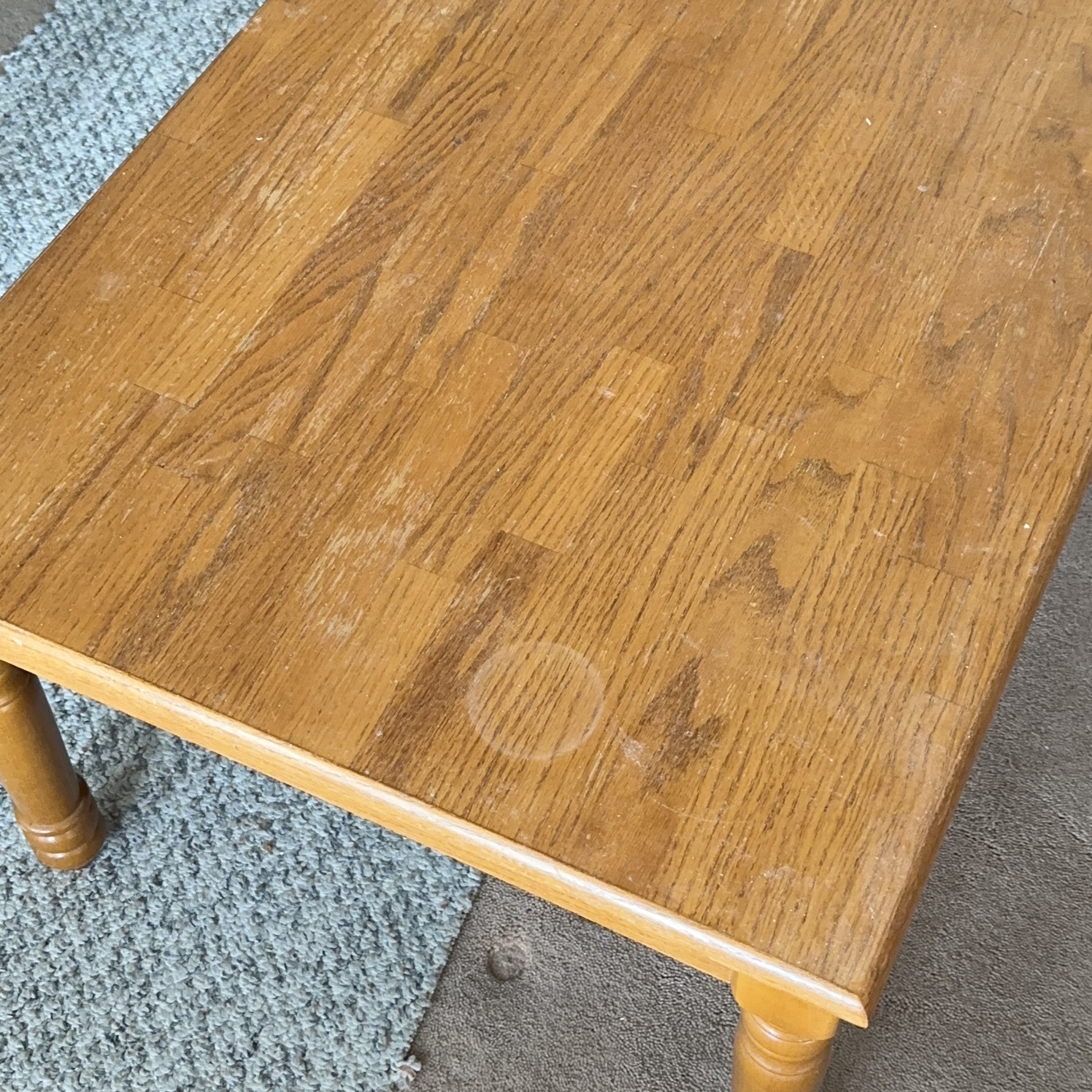Wooden Coffee Table with Drawer