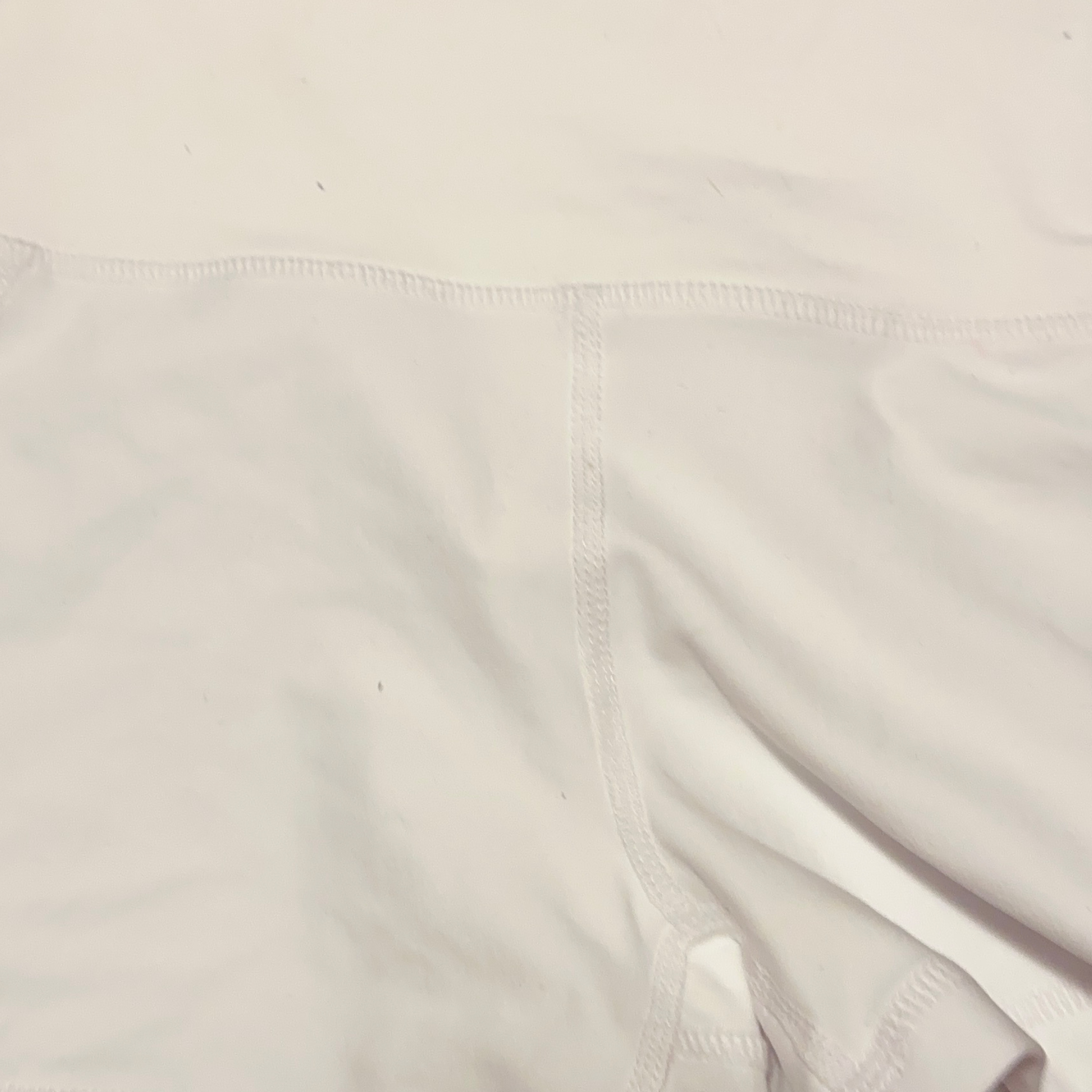 White women's athletic shorts thumbnail