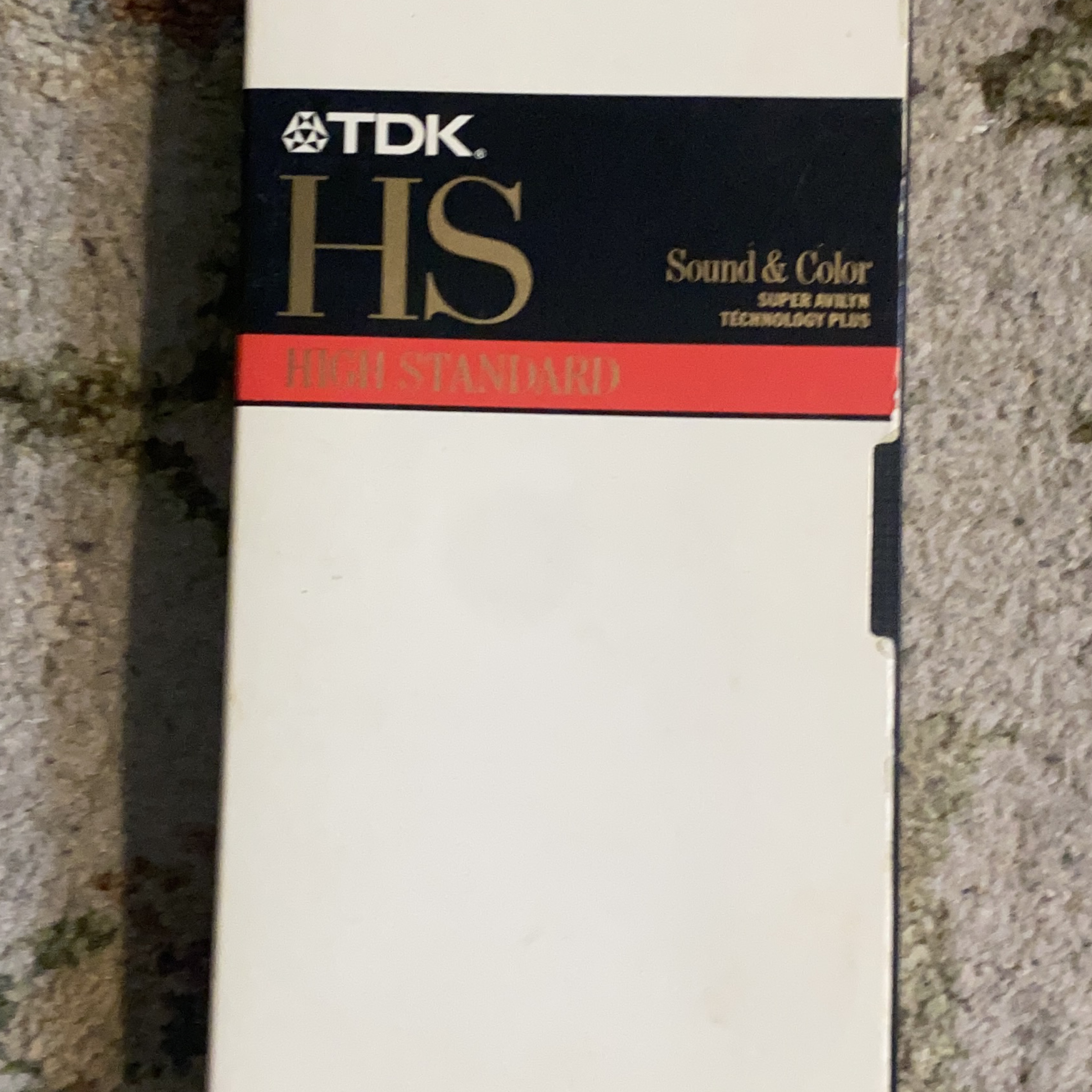 Vintage TDK HS High Standard VHS Tape thumbnail