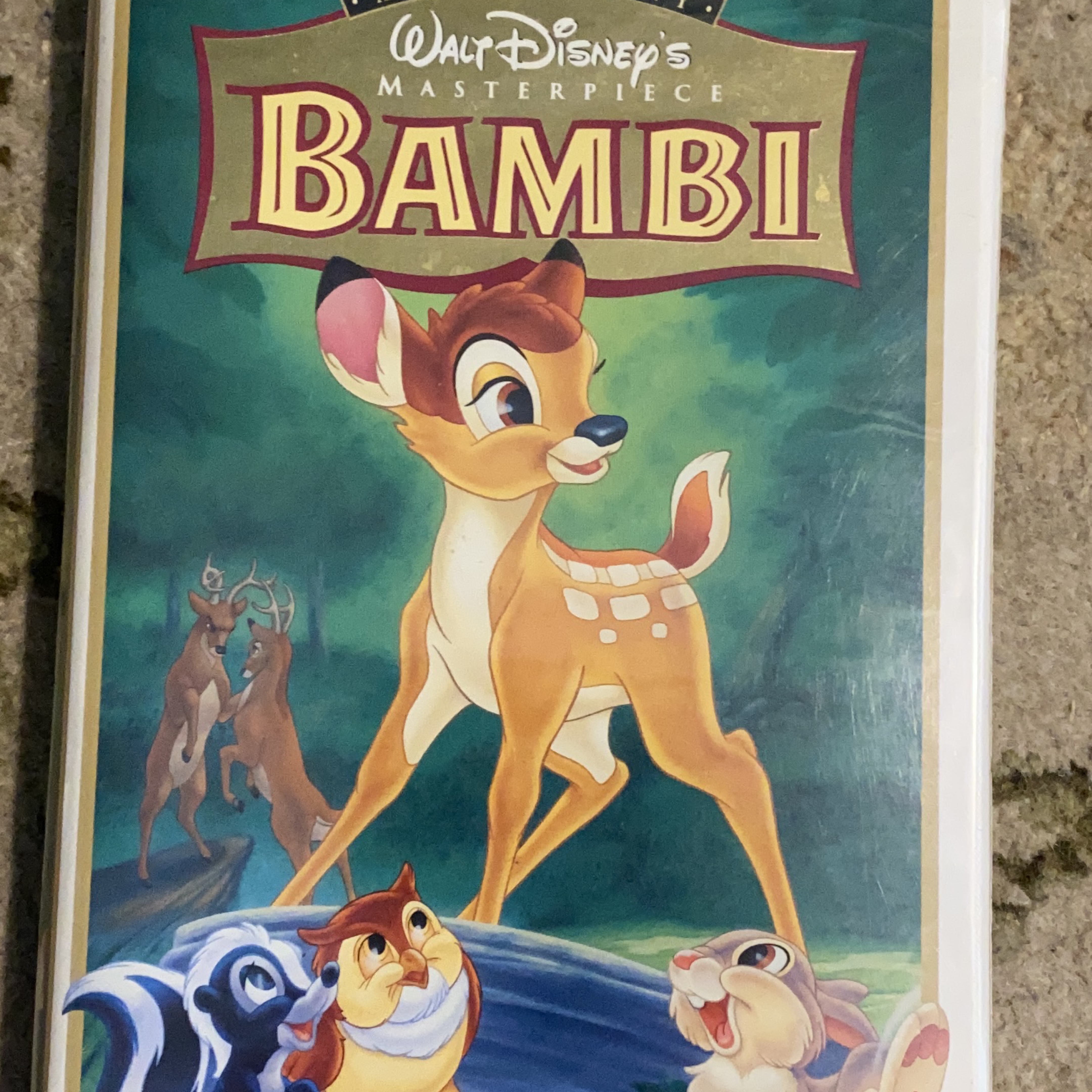 Walt Disney's Bambi VHS Tape thumbnail