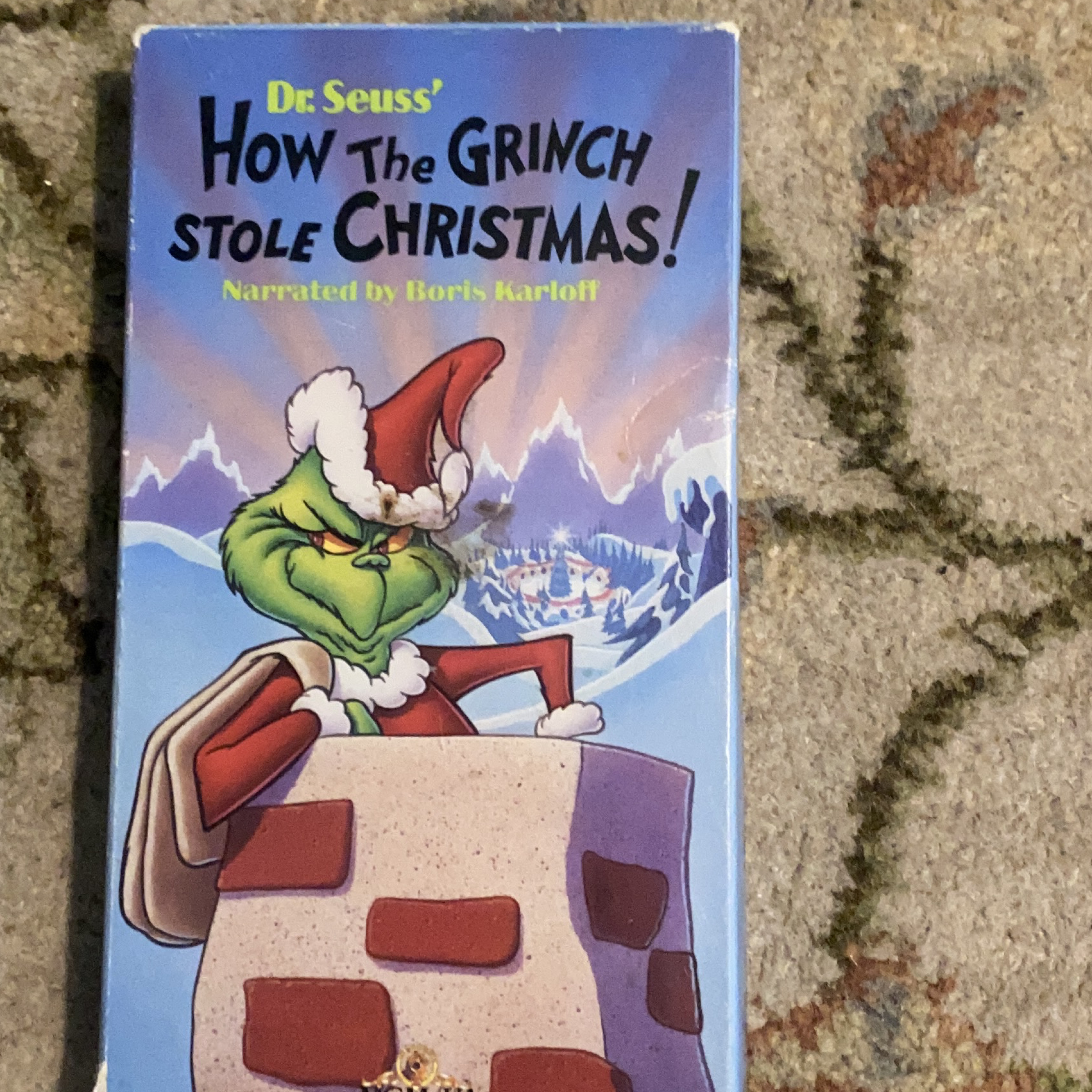 How the Grinch Stole Christmas VHS Tape thumbnail