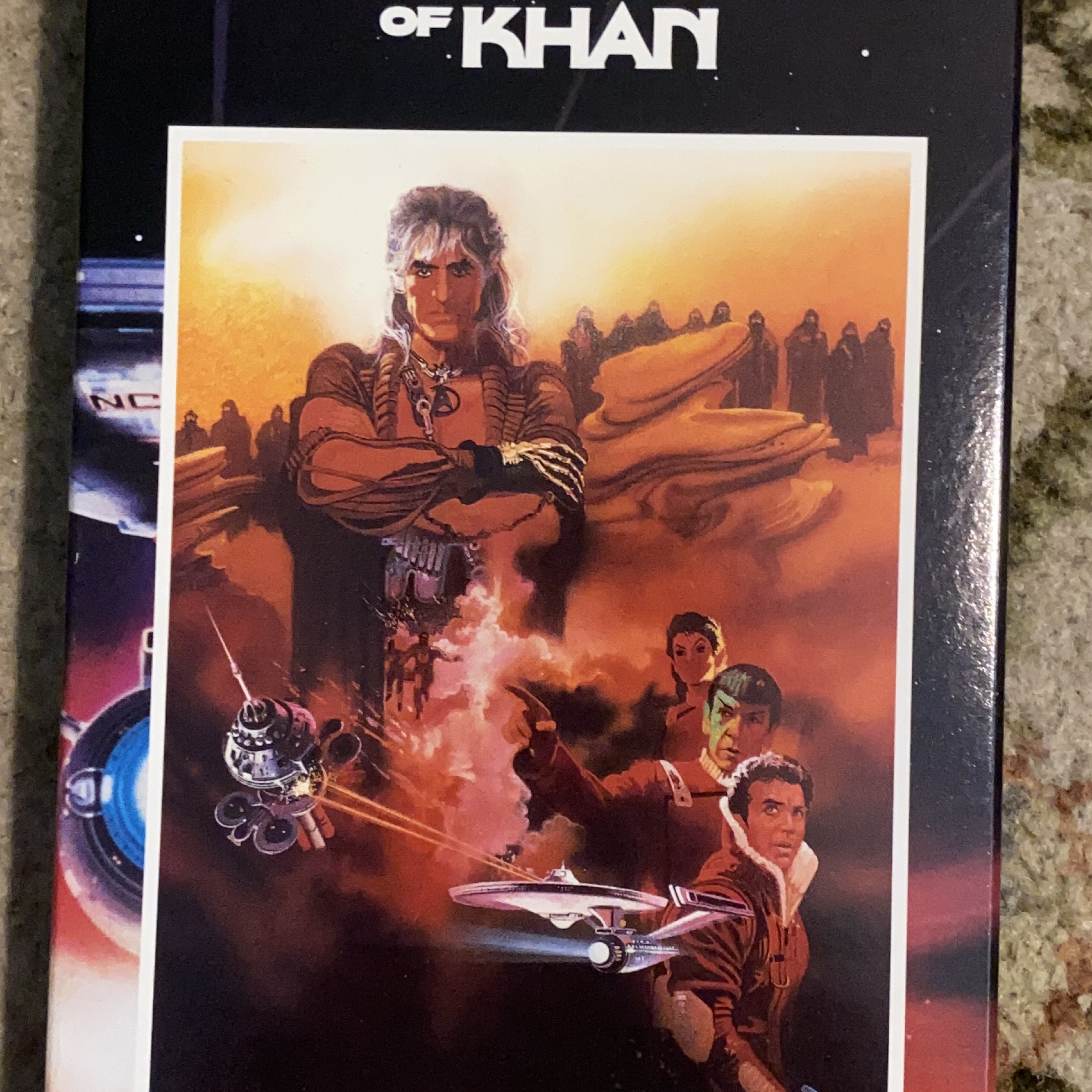 Star Trek II: The Wrath of Khan VHS Movie Cover Art thumbnail