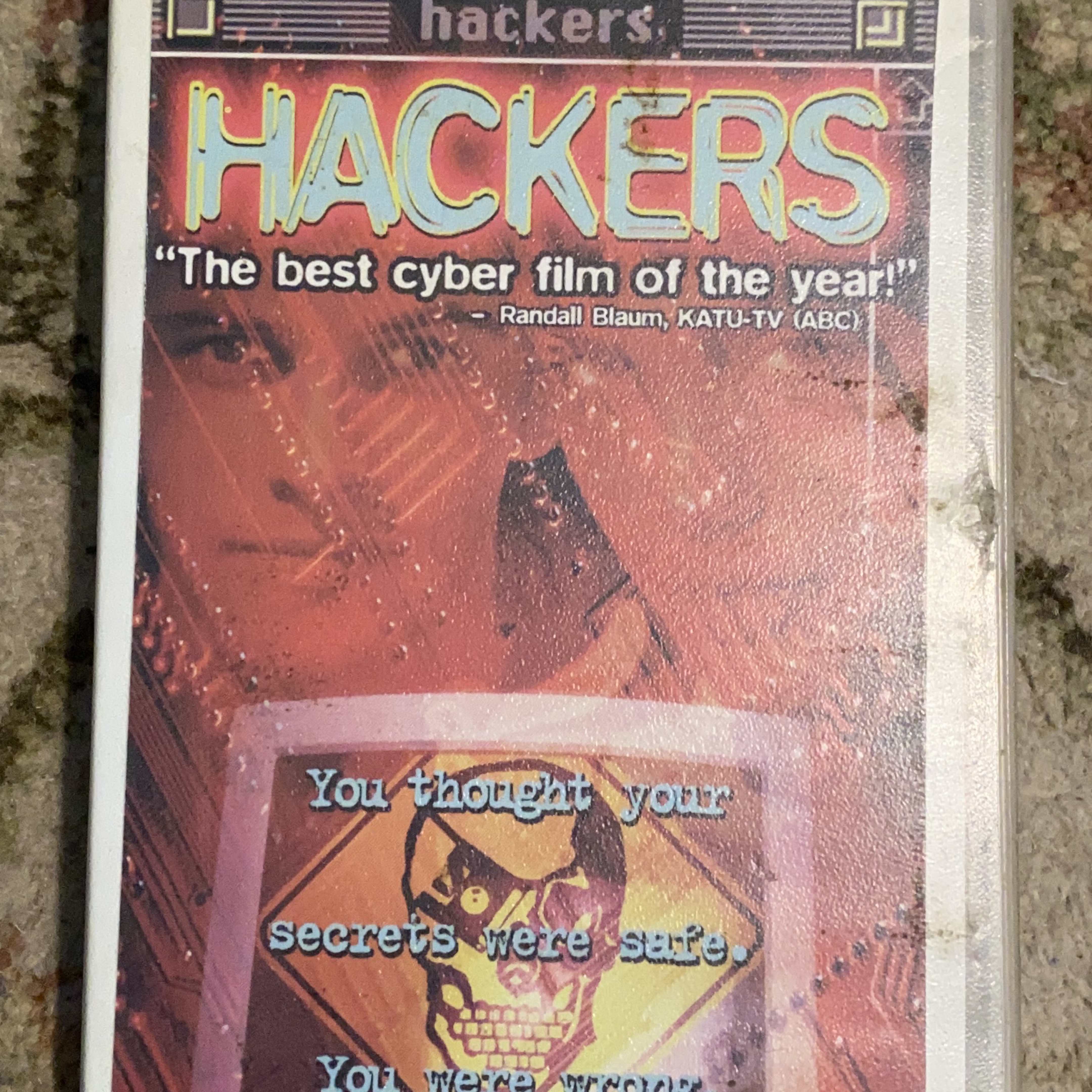 Vintage Hackers VHS Tape thumbnail