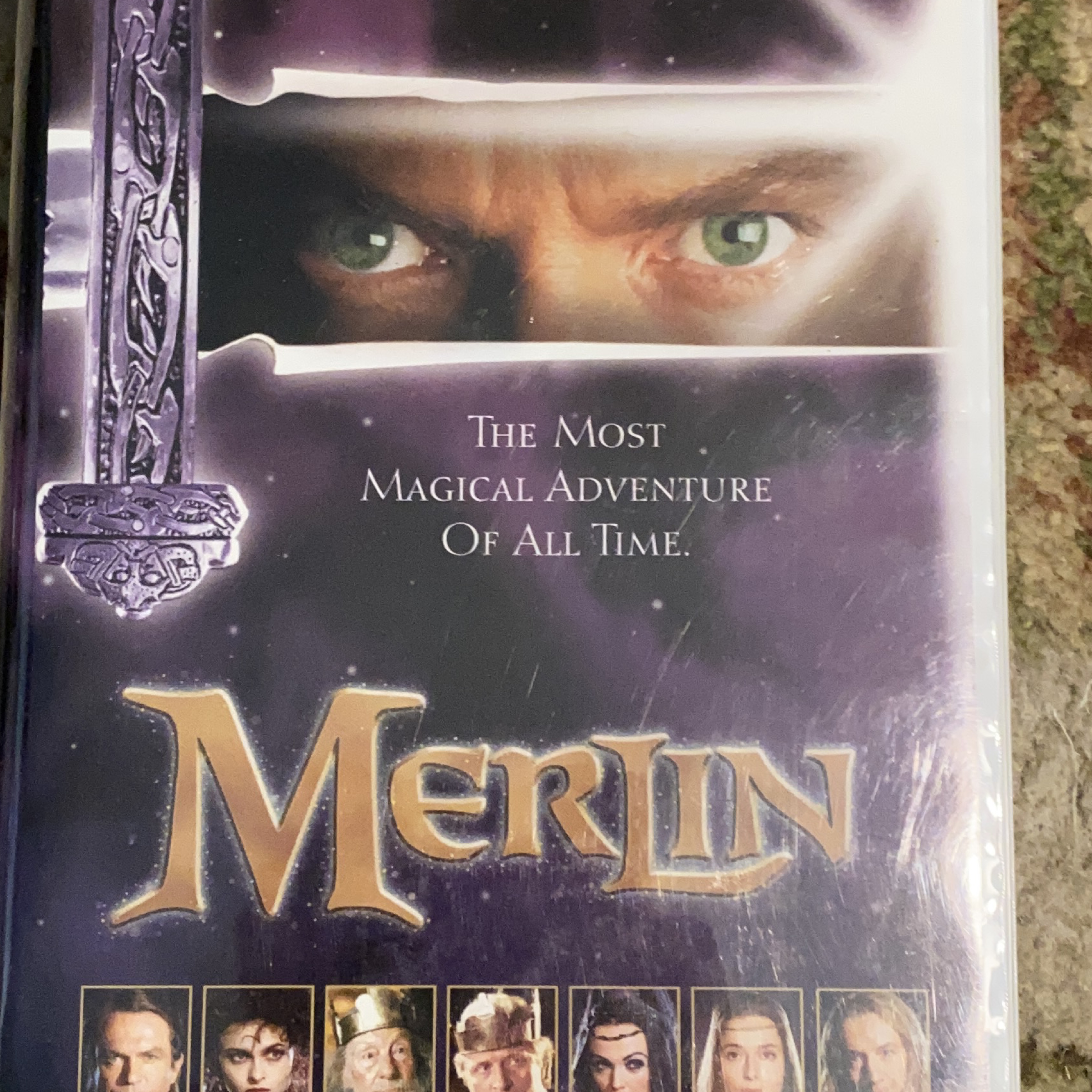 Merlin VHS Tape - The Most Magical Adventure Of All Time thumbnail