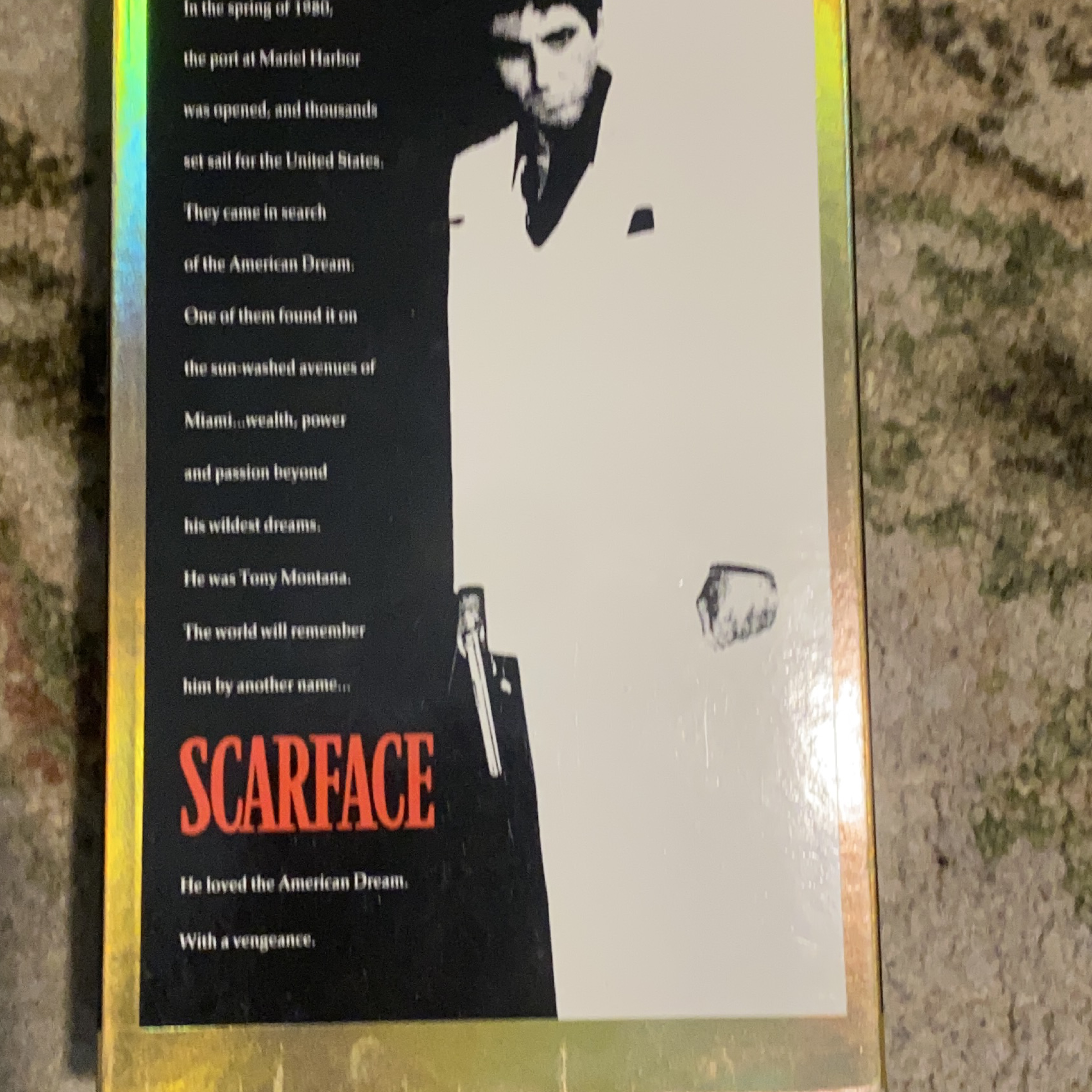 Scarface VHS Tape thumbnail
