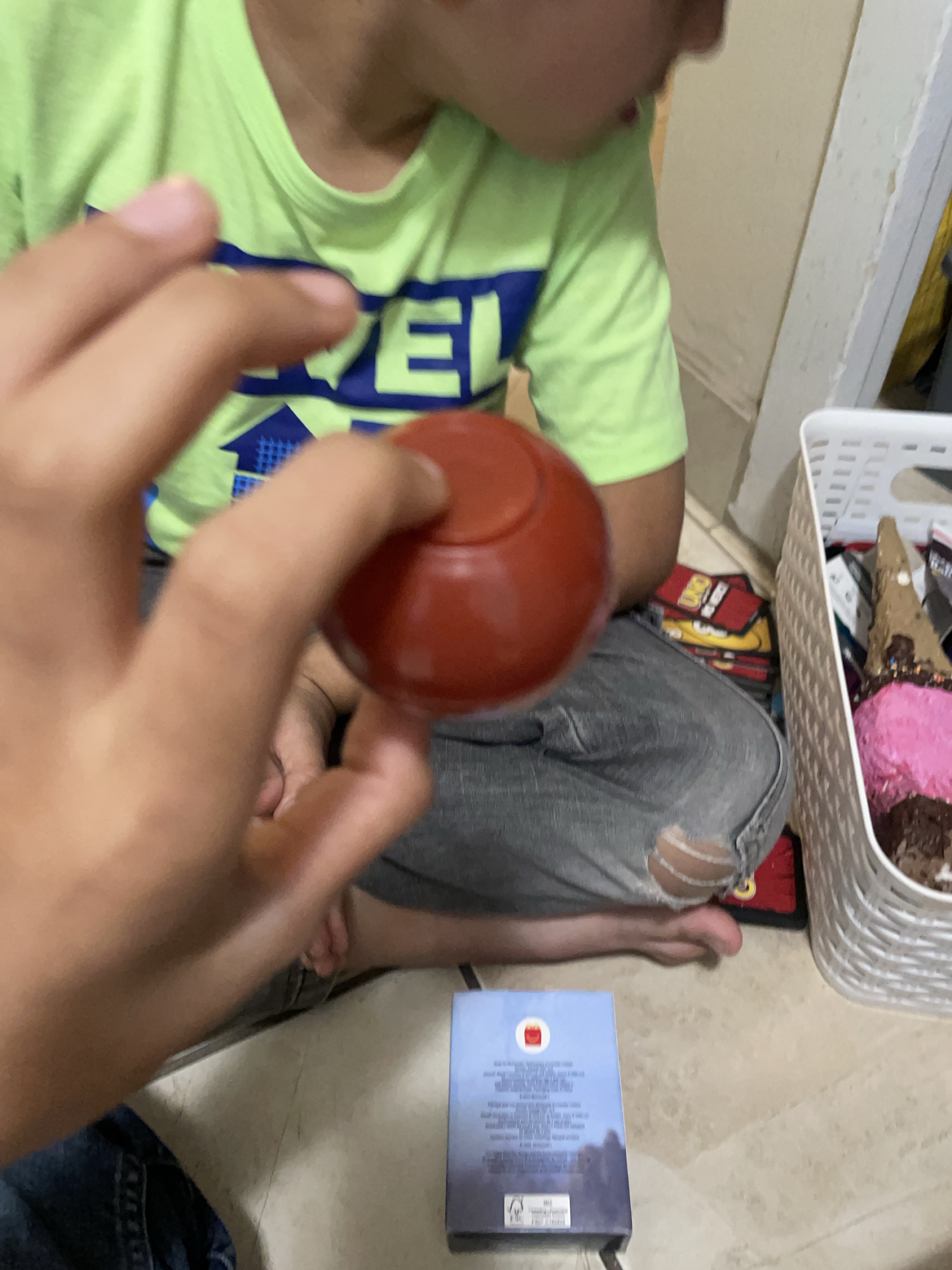 McDonald's Red Spinning Top thumbnail