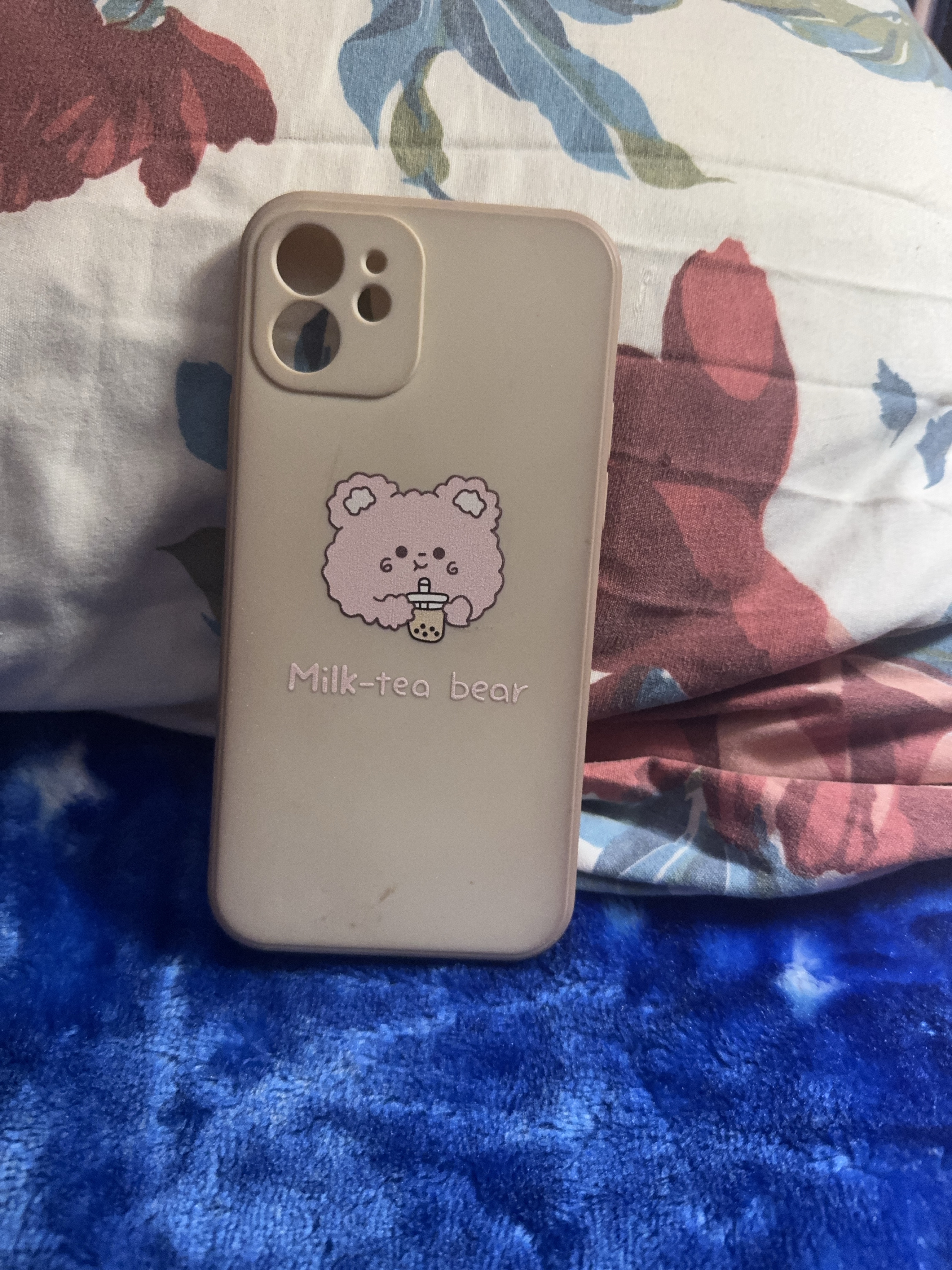 Cute Milk Tea Bear iPhone Case