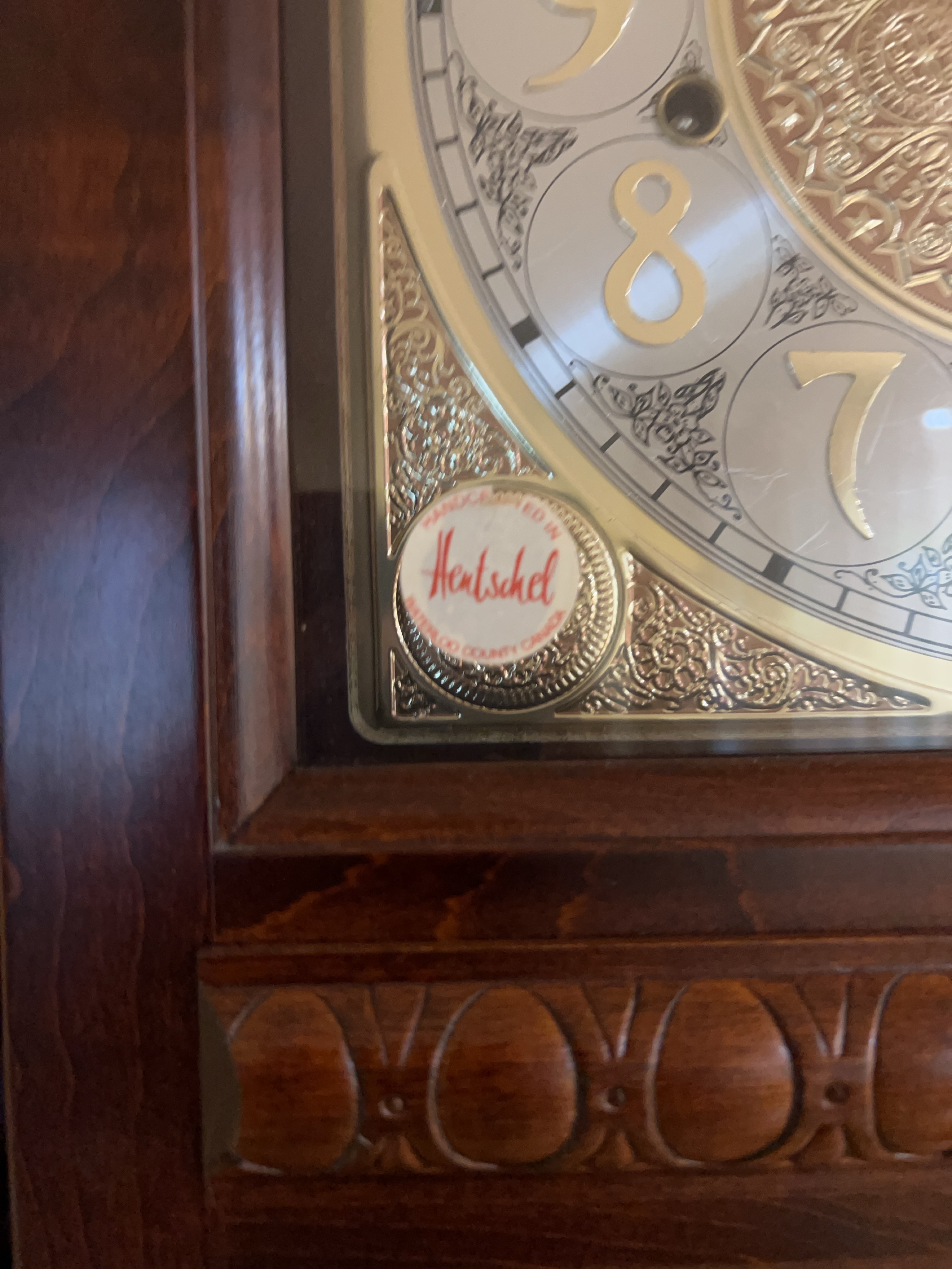 Antique Hentschel Grandfather Clock thumbnail